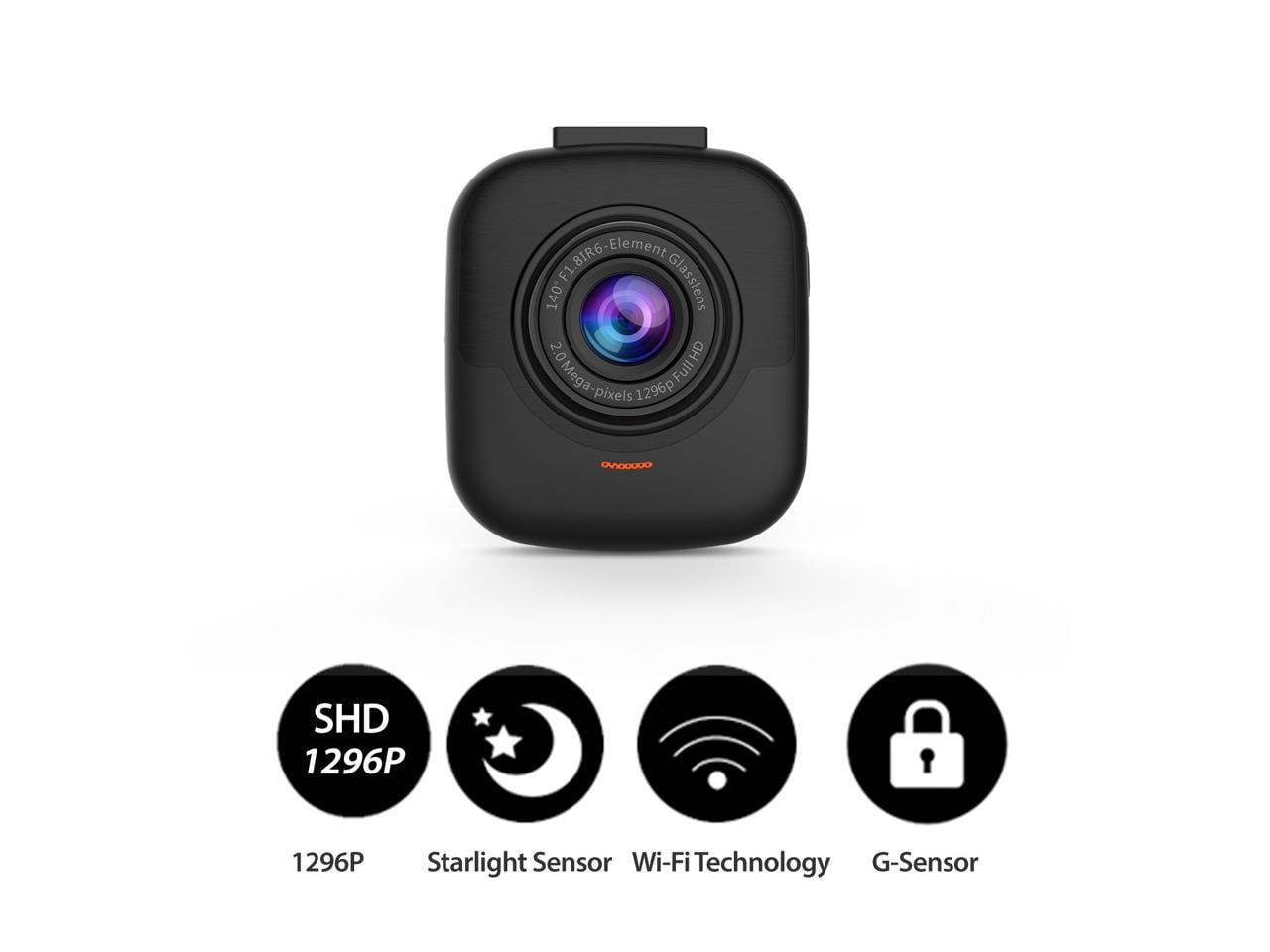 myGEKOgear by Adesso Orbit 530 Full HD 1296p Dash Cam, Wide Angle View, Wi-Fi, Night Vision/ Sony Starvis, and G-Sensor - Image 3