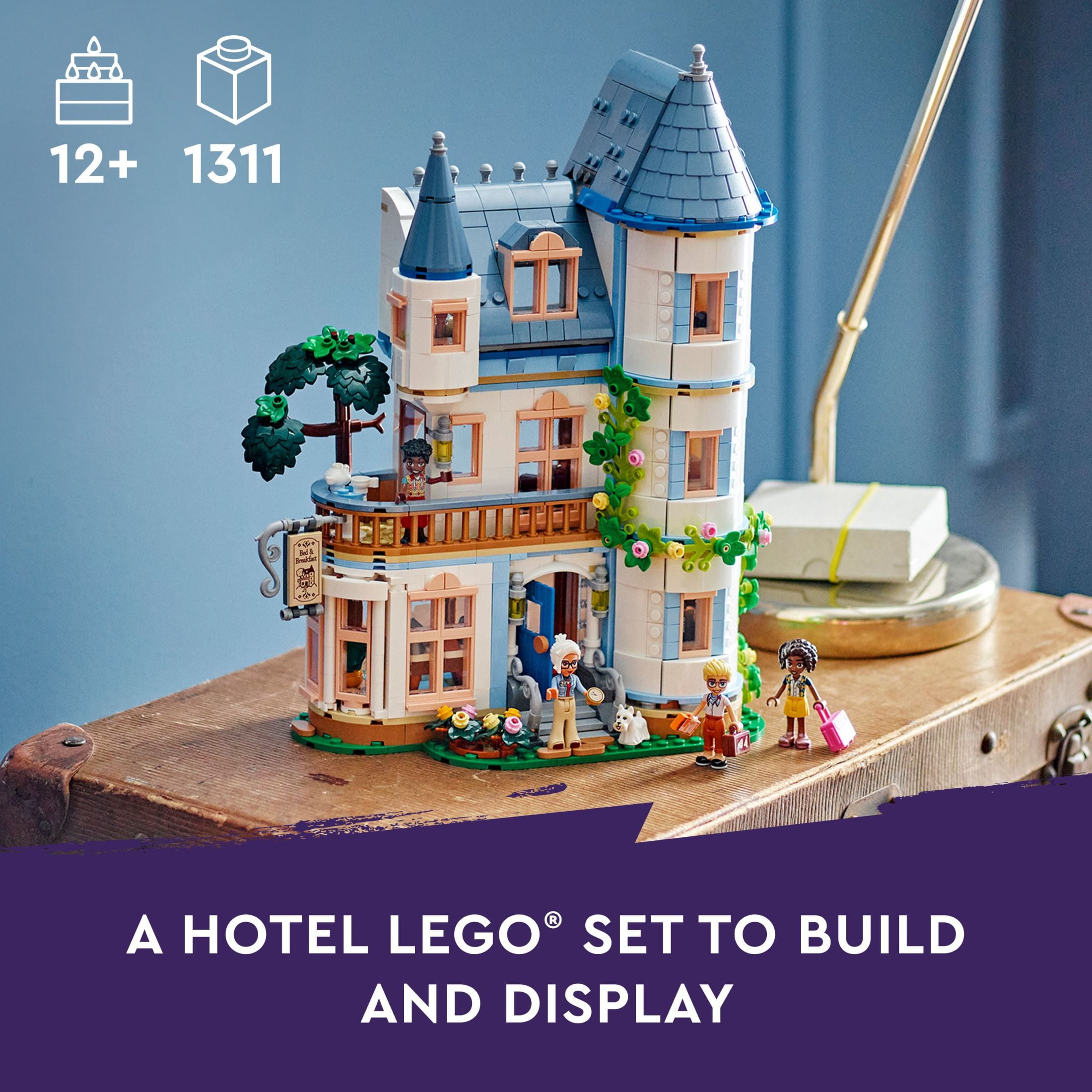 LEGO Friends Castle Bed and Breakfast Hotel Building Toy - Pretend Play Toy Figures & Playsets for Girls & Boys, Ages 12+ Years - Gift for Kids W/ Mini-Dolls - 42638 - Image 2