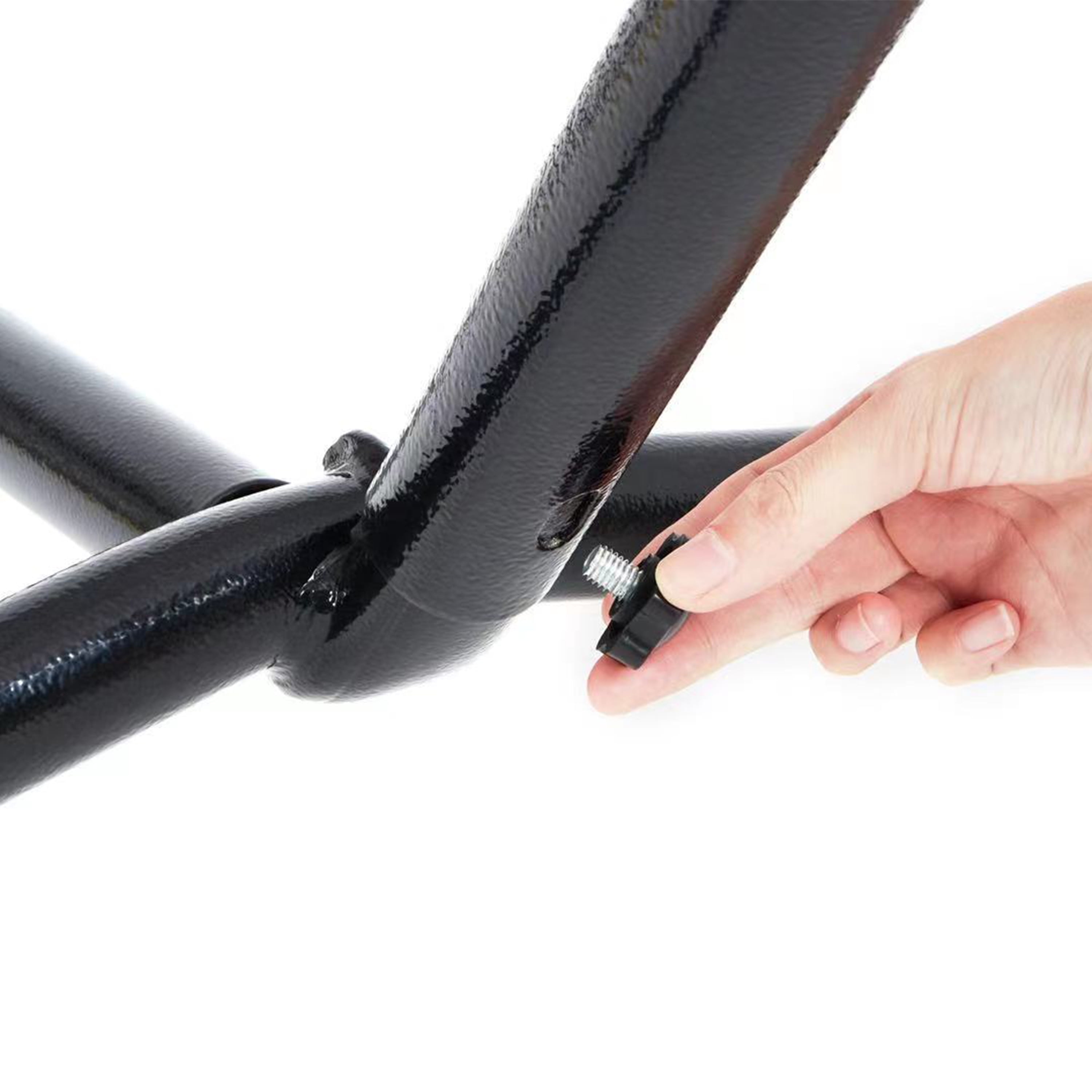 Bliss Hammocks 60" Wide Hammock & Built-in Stand w/ Carrying Case & Hanging Hardware , Indoor, Outdoor, Poolside, Patio, Backyard , Heavy Duty, Strong & Durable , 400 Lbs Capacity-Watermelon Stripe - Image 4