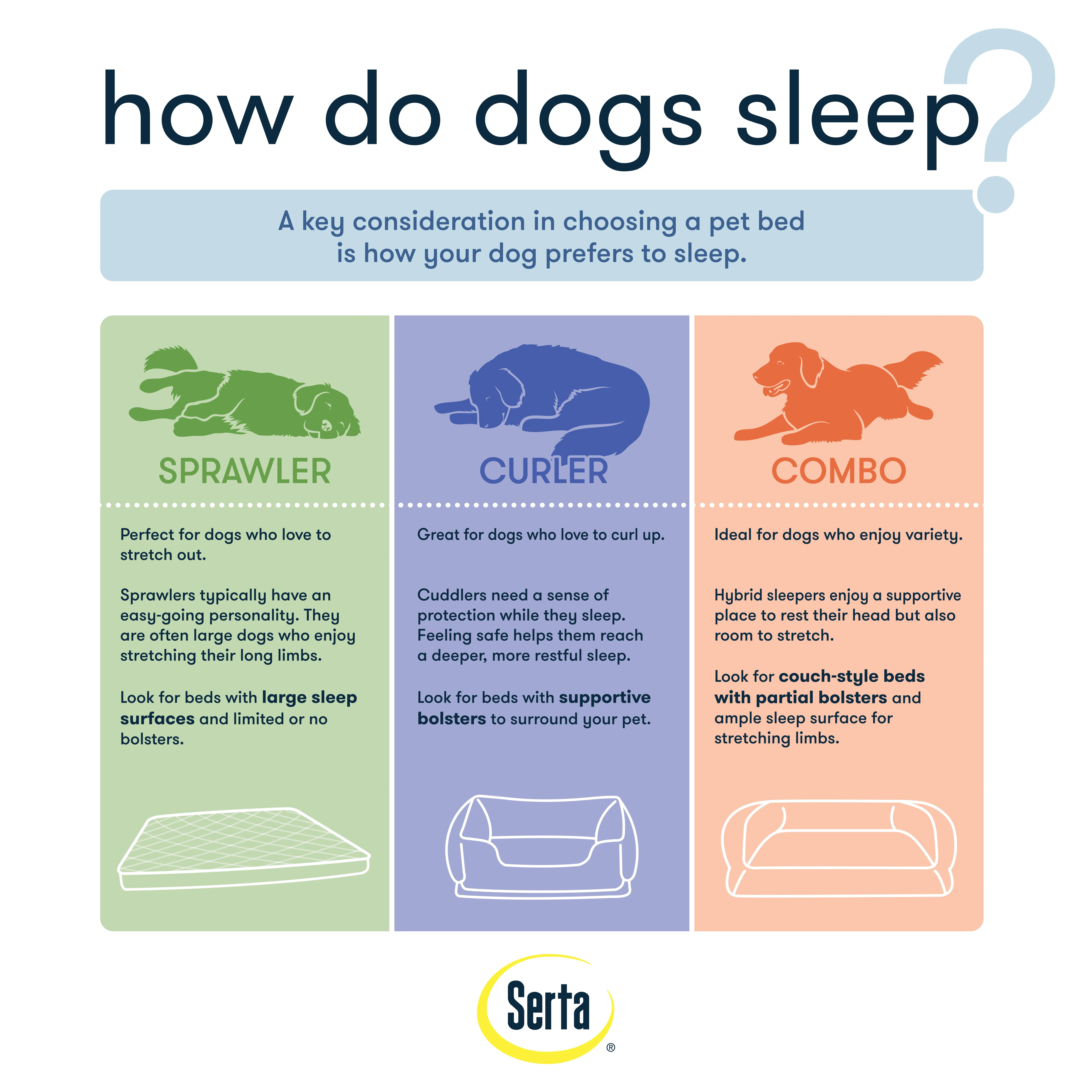 Serta Ortho Quilted Pillow Top Pet Dog Bed, Large Blue - Image 4