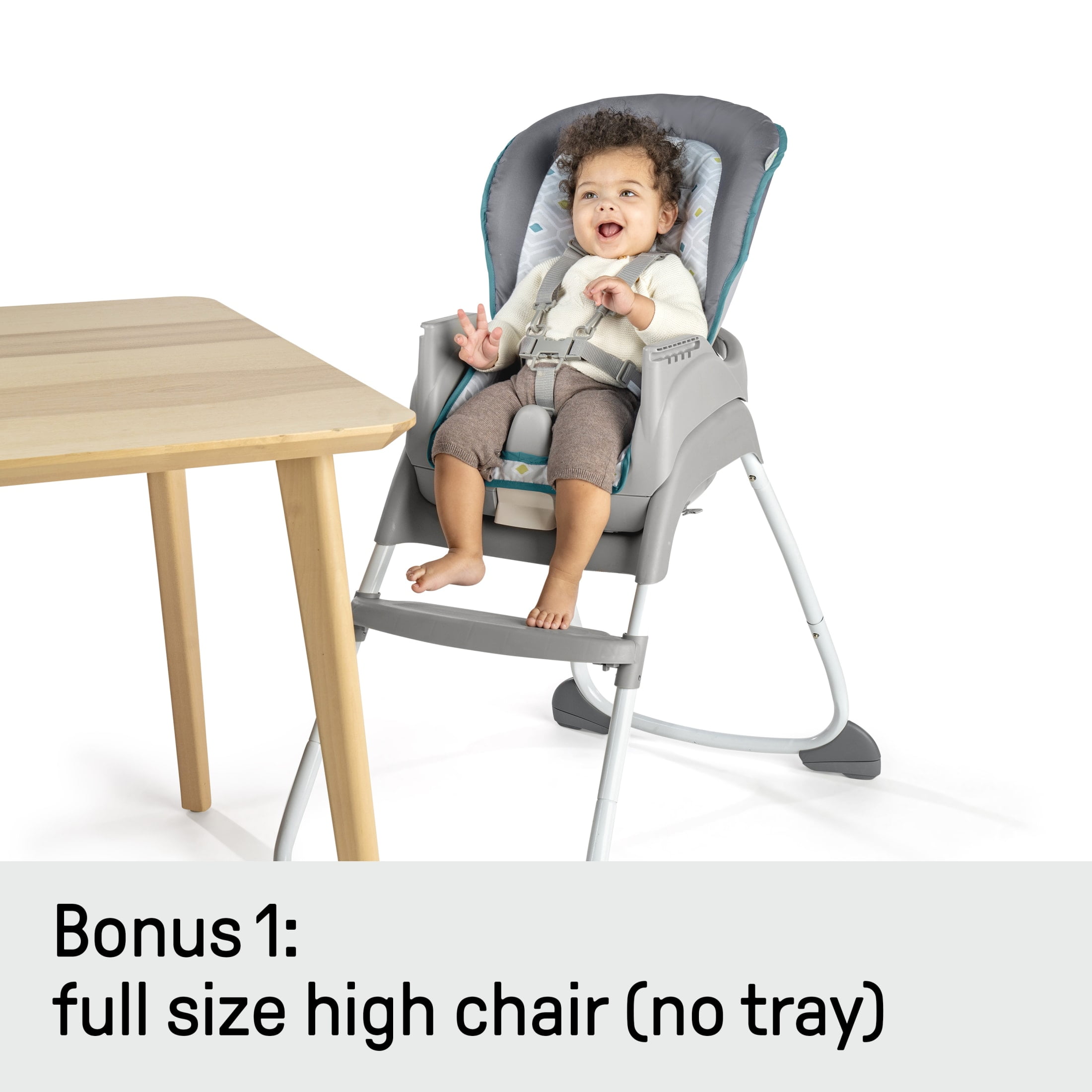 Ingenuity Trio 3-in-1 High Chair, Toddler Chair, and Booster, For Ages 6 Months and Up, Unisex - Nash - Image 10