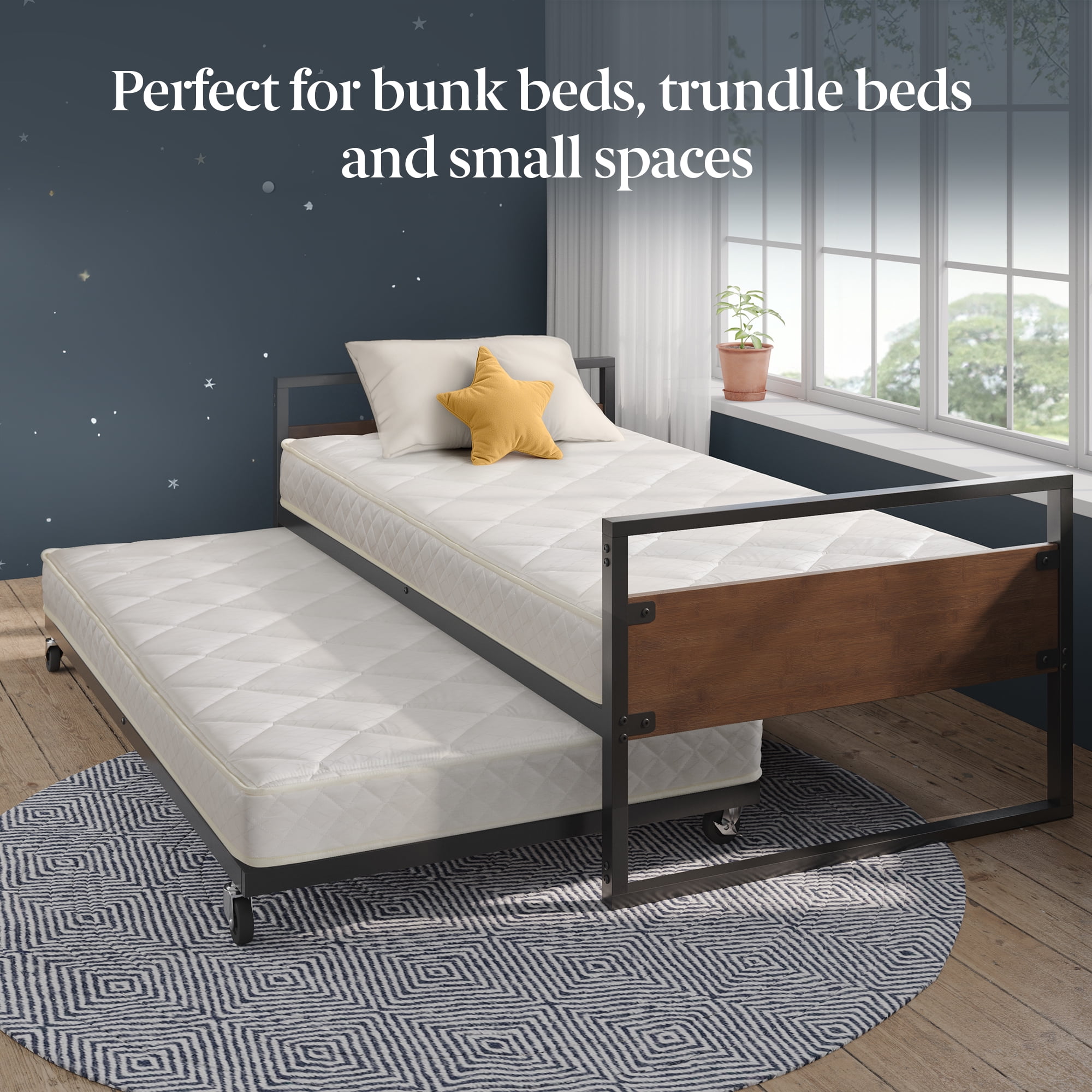 Slumber 1 by Zinus 6" Comfort Plus Innerspring Mattress, Twin - Image 3