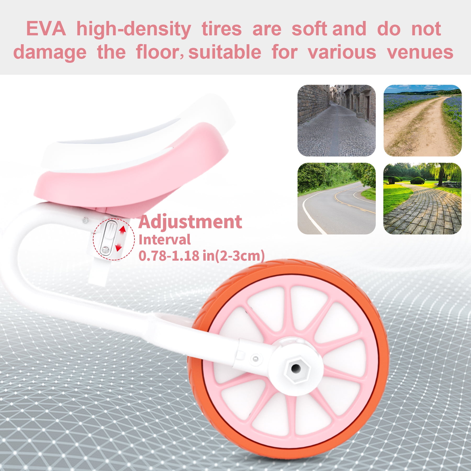 XJD 3-in-1 Toddler Tricycle for 1-5 Years Old Boys Girls Toddler Bike Kids Trikes for Balance Training Baby Bike Infant Trike - Image 8