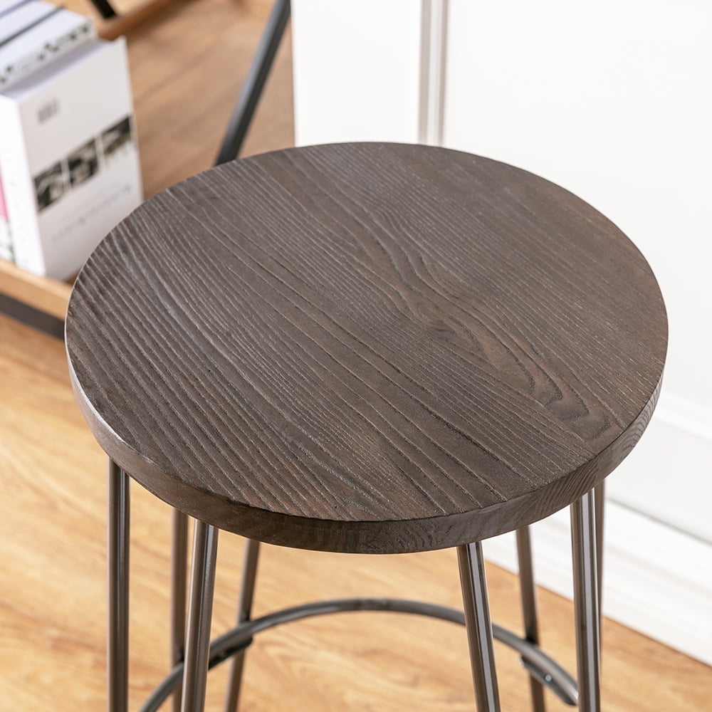 ACEssentials Quinn Barstool in Natural Metal Finish - Image 3