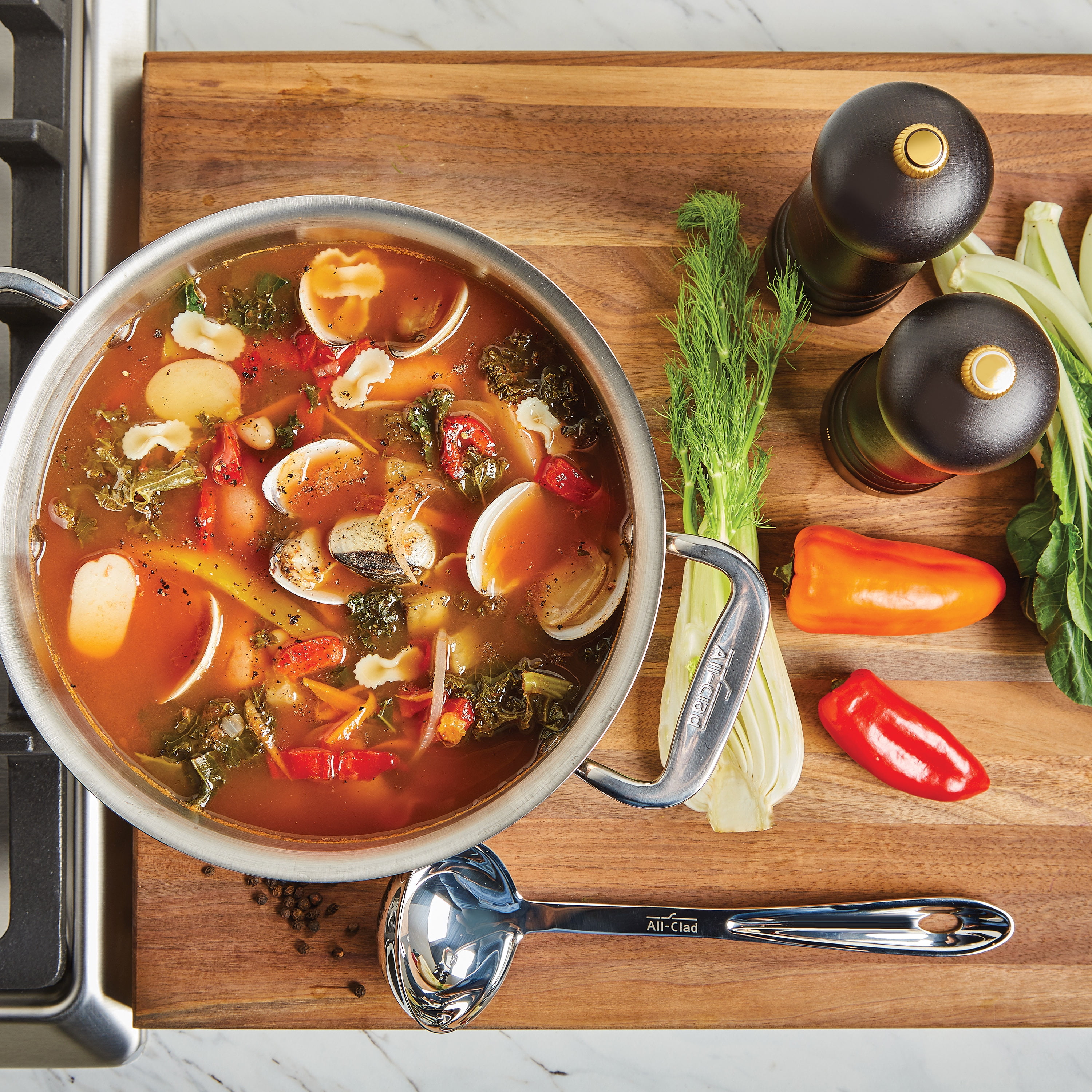 All-Clad Cook & Serve Stainless Steel Tool Set, 6 piece - Image 2