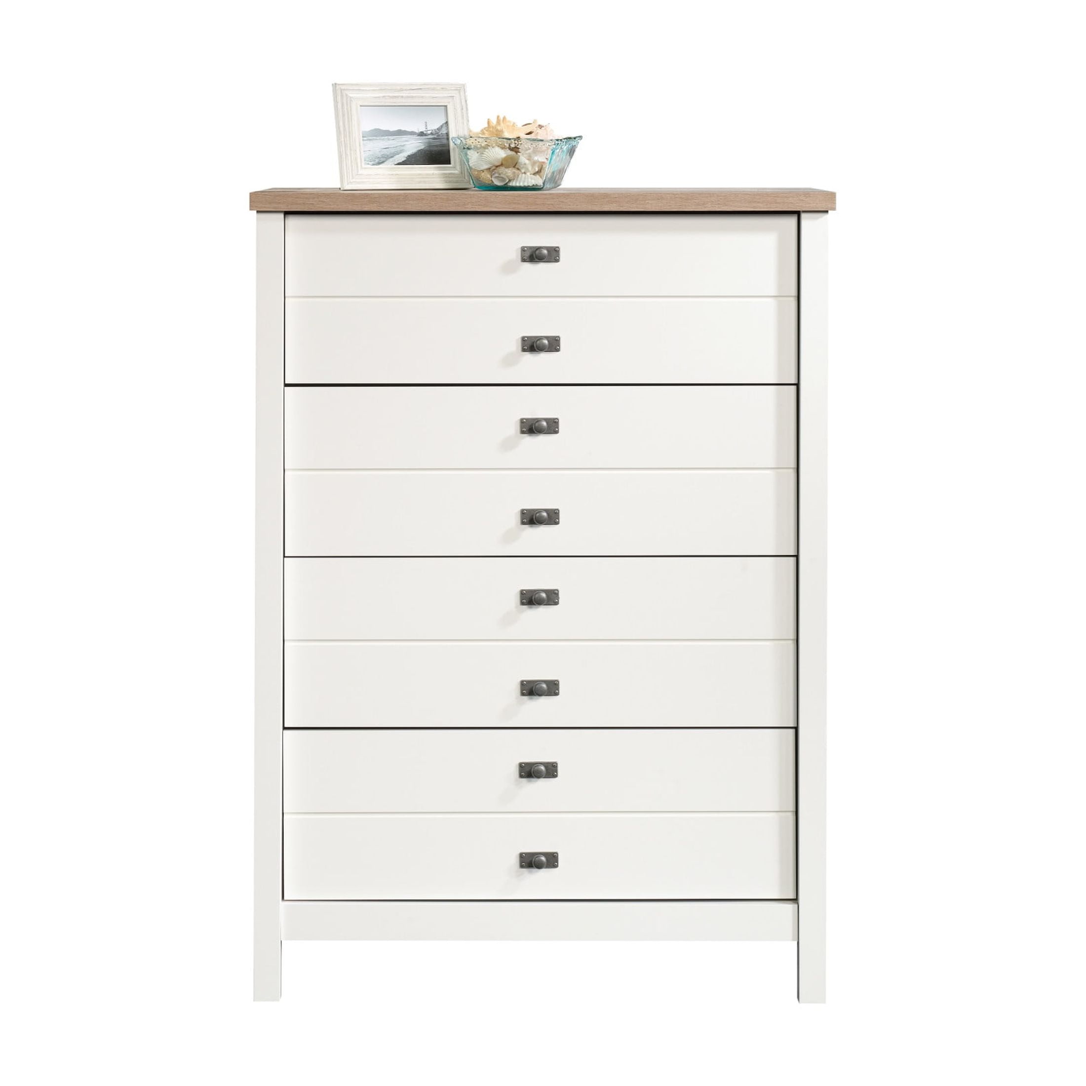 Sauder Cottage Road 4 Drawer Chest, Soft White Finish - Image 9