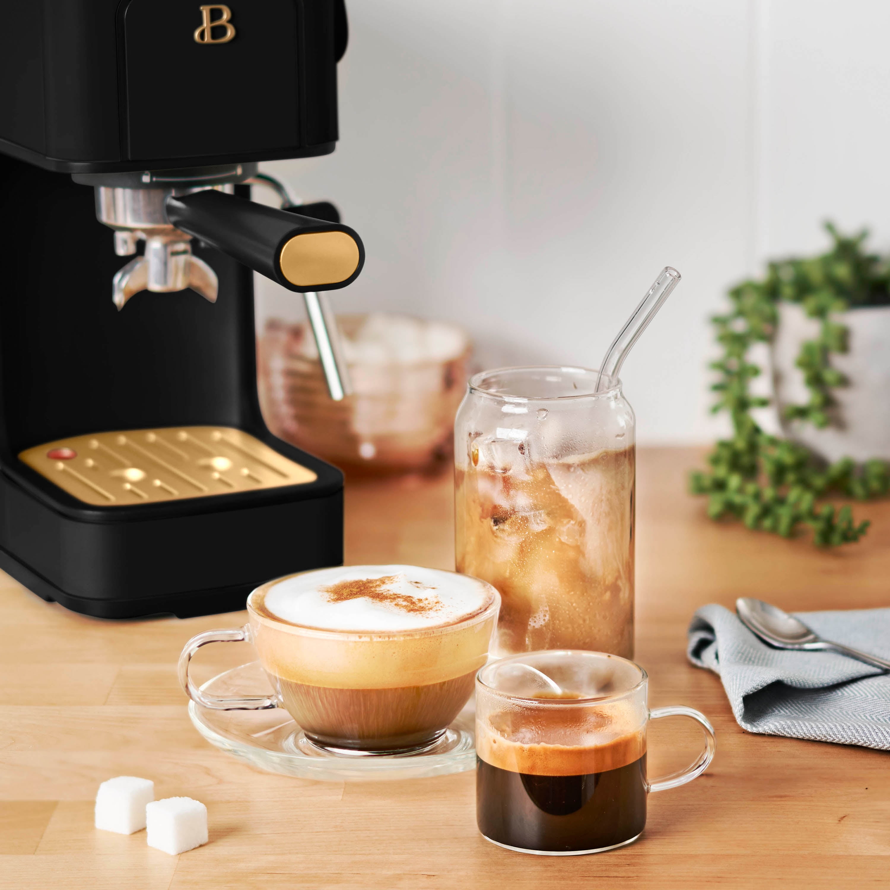 Beautiful 19415 Slim Espresso Maker with 20-Bar Pressure, Black Sesame by Drew Barrymore - Image 12