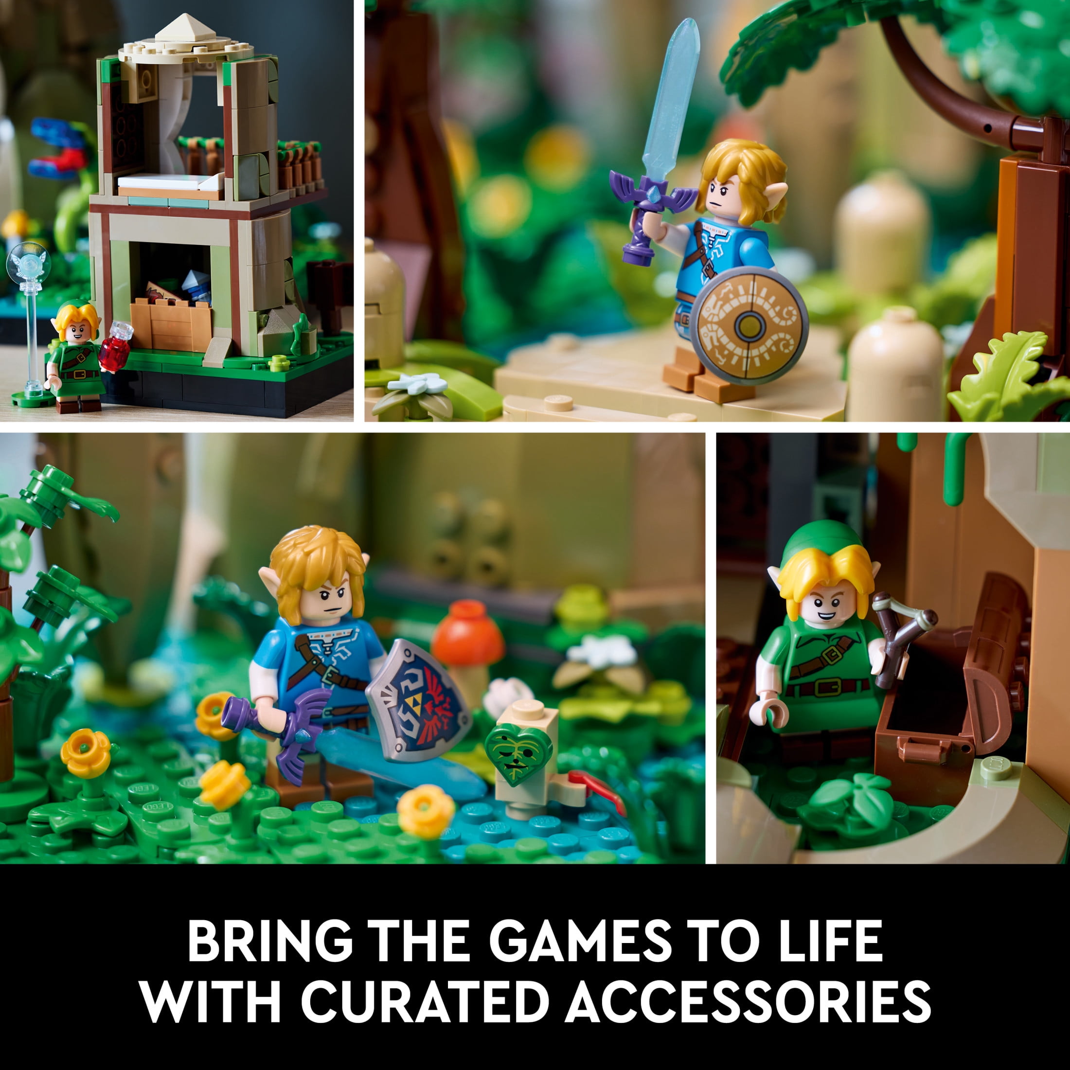 LEGO The Legend of Zelda Great Deku Tree 2in1 - Model Building Set for Adults, Ages 18+ - Collectible Zelda Kit for Home Decor, Office or Bedroom - Gift Idea for Fans of Video Game - 77092 - Image 7
