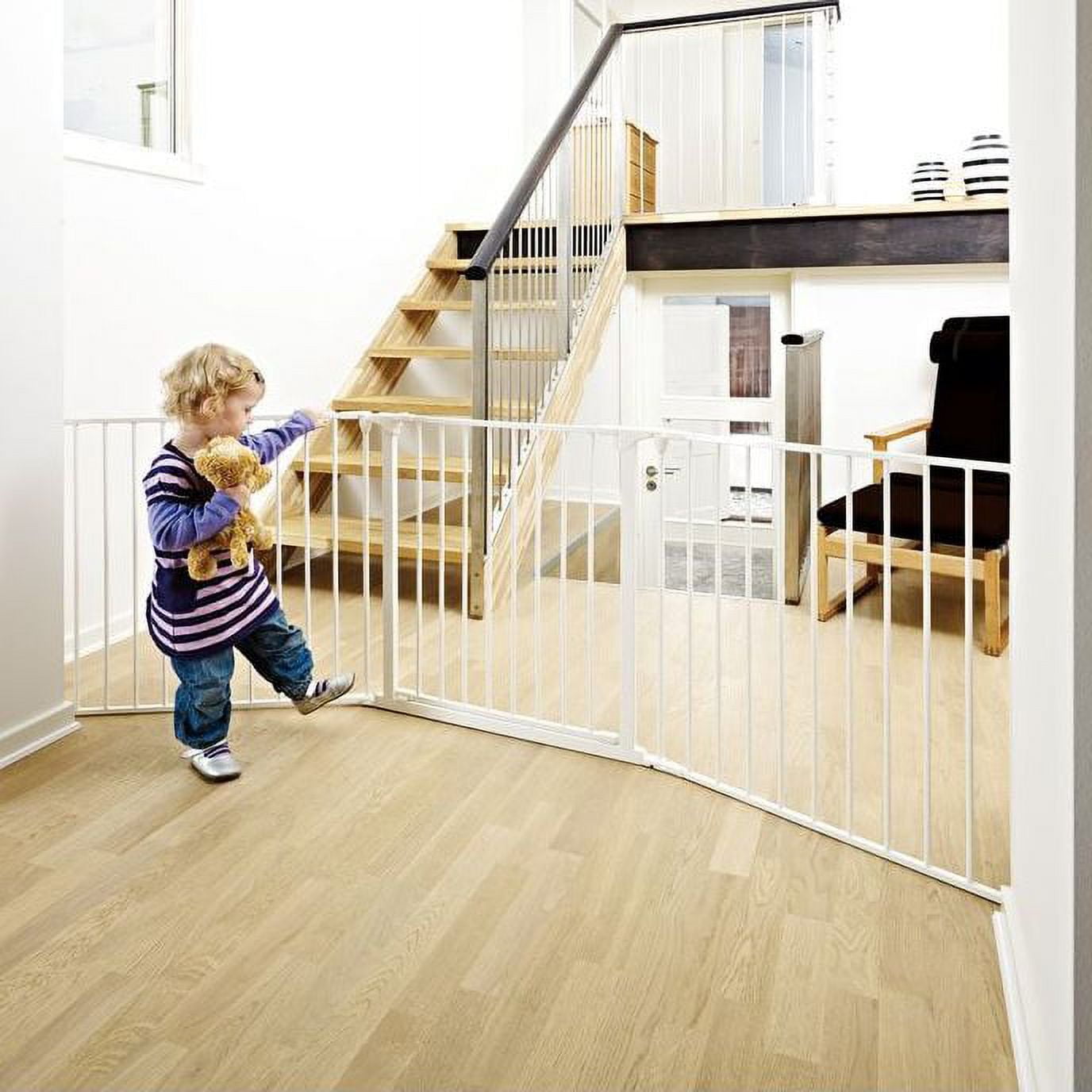 BabyDan FLEX Baby Gate, Black - Image 3