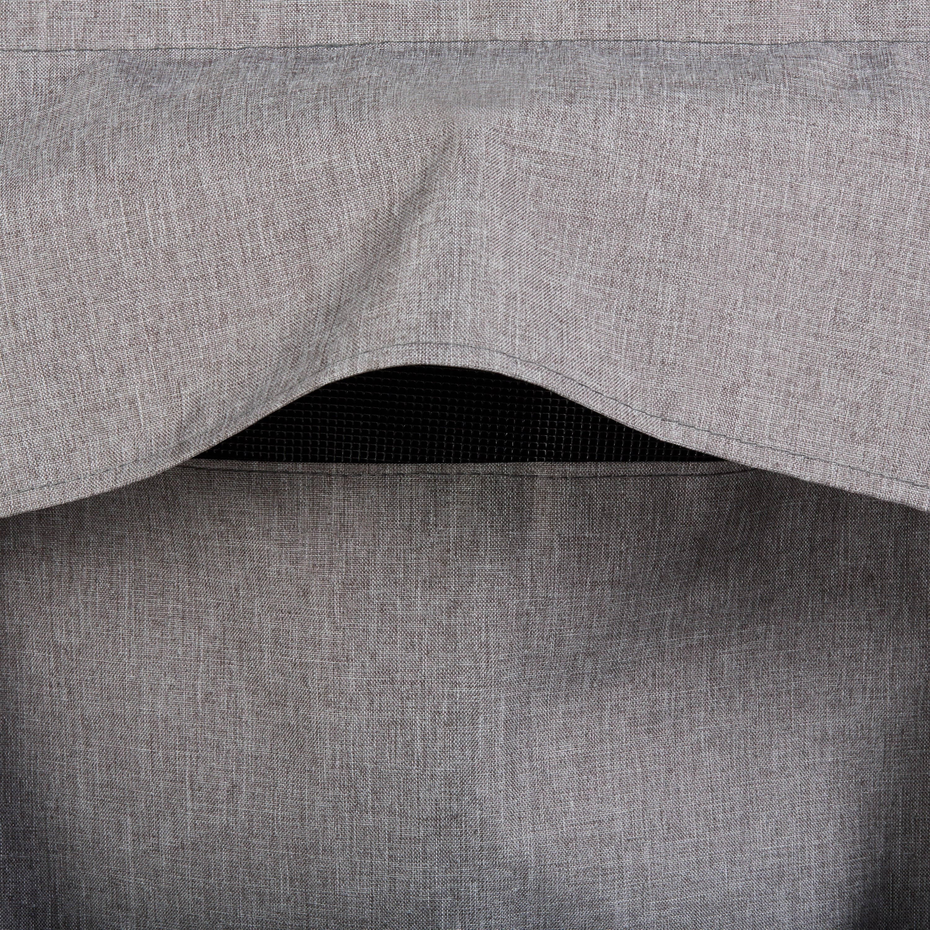 Modern Leisure Garrison Waterproof Patio Coffee Table/Ottoman Cover, 48"L x 25"W x 18"H, Gray - Image 12