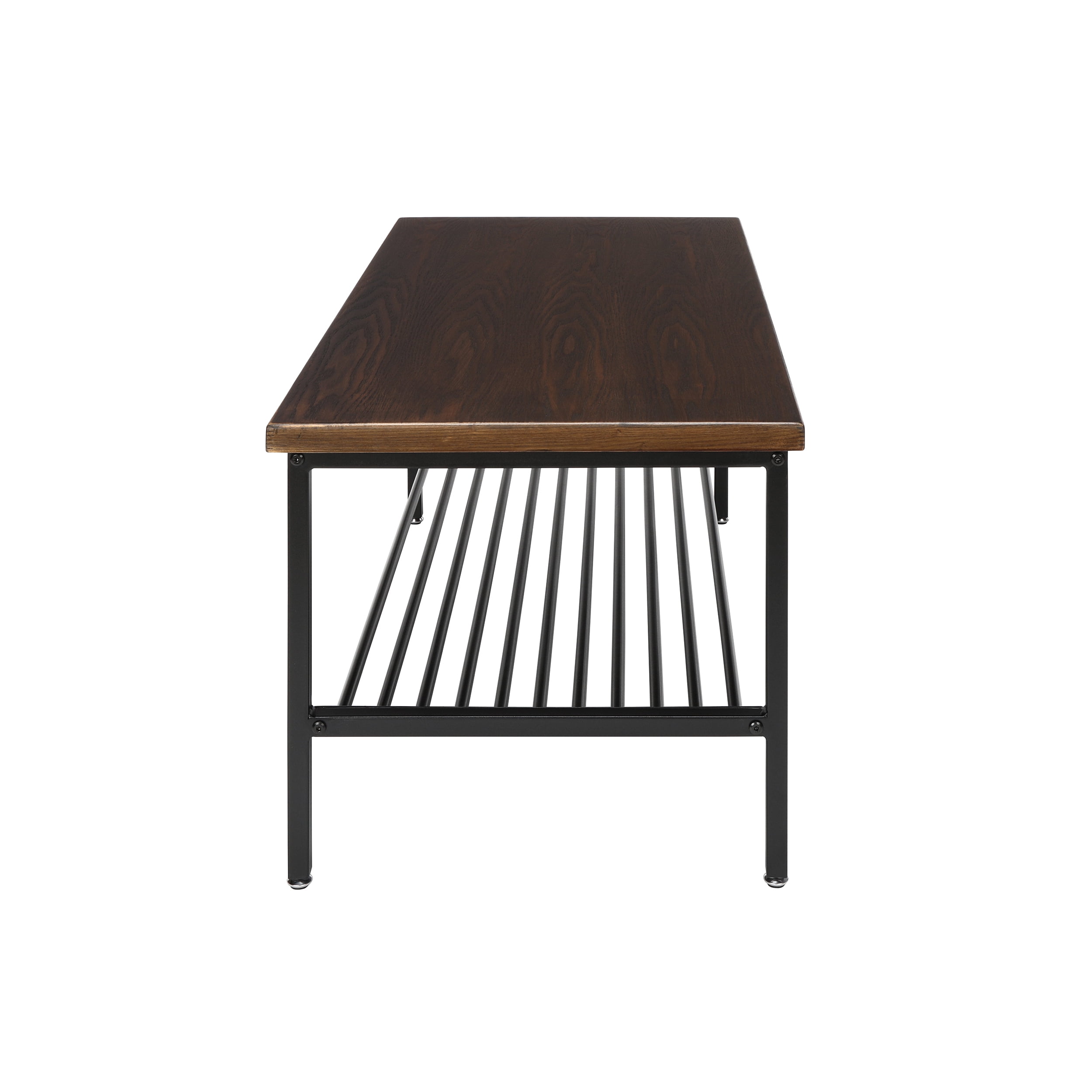 The OFM 161 Collection Industrial Modern Wood Top/Metal Frame Coffee Table with Metal Shelf blends easily in living rooms, recreational spaces, lobbies, and reception areas and provides the... - Image 14