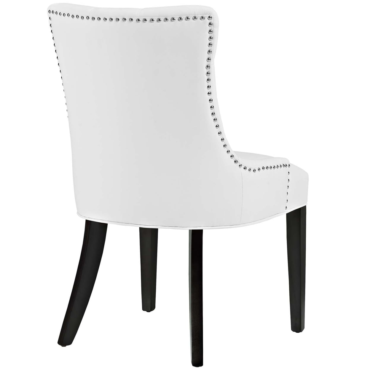 Regent Vinyl Dining Chair White - Image 4