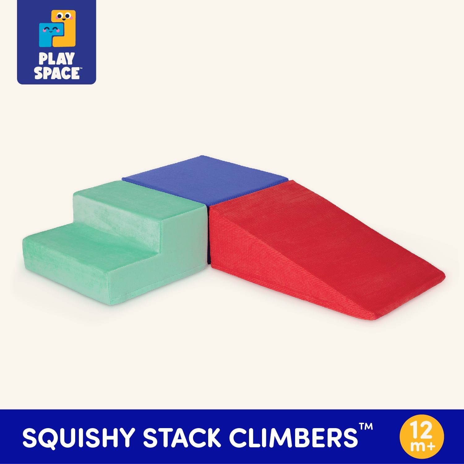 Battat Squishy Stack Climbers 3 Foam Multicolor Play Shapes, Toddler and Preschool Toys - Image 8