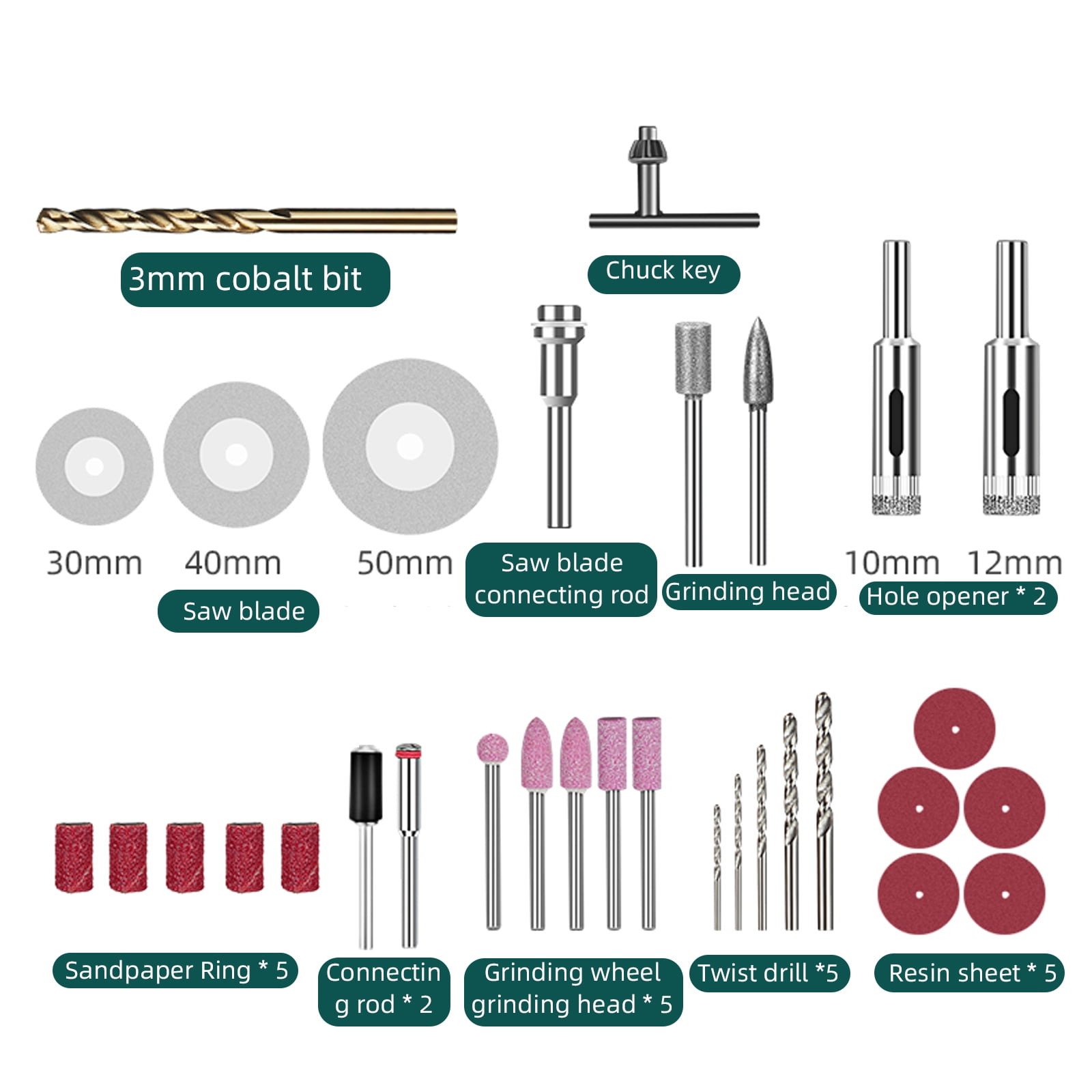 Electric Glass Bottle Cutter, 36pcs Versatile Rotary Tool Kit for Drilling, Sanding, Polishing and Cutting Wine Bottles, Pot, Jar, Stuffygreenus DIY Handicrafts Cutting Machine - Image 13