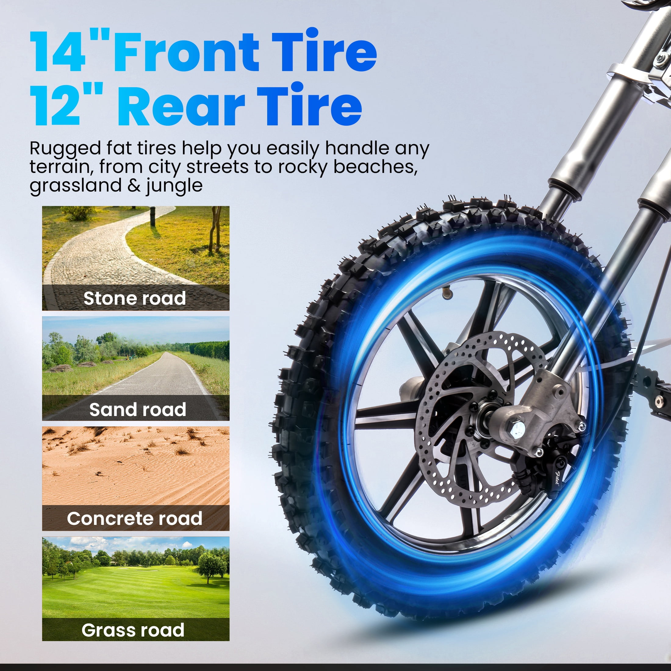 36V Power Ride on Motorcycle for Teen, Kids Electric Motorcycle with Front Wheel suspension, LED Light, Top Speed 13.6 Mph, Electric Dirt Bike for Boys Girls, Black - Image 6