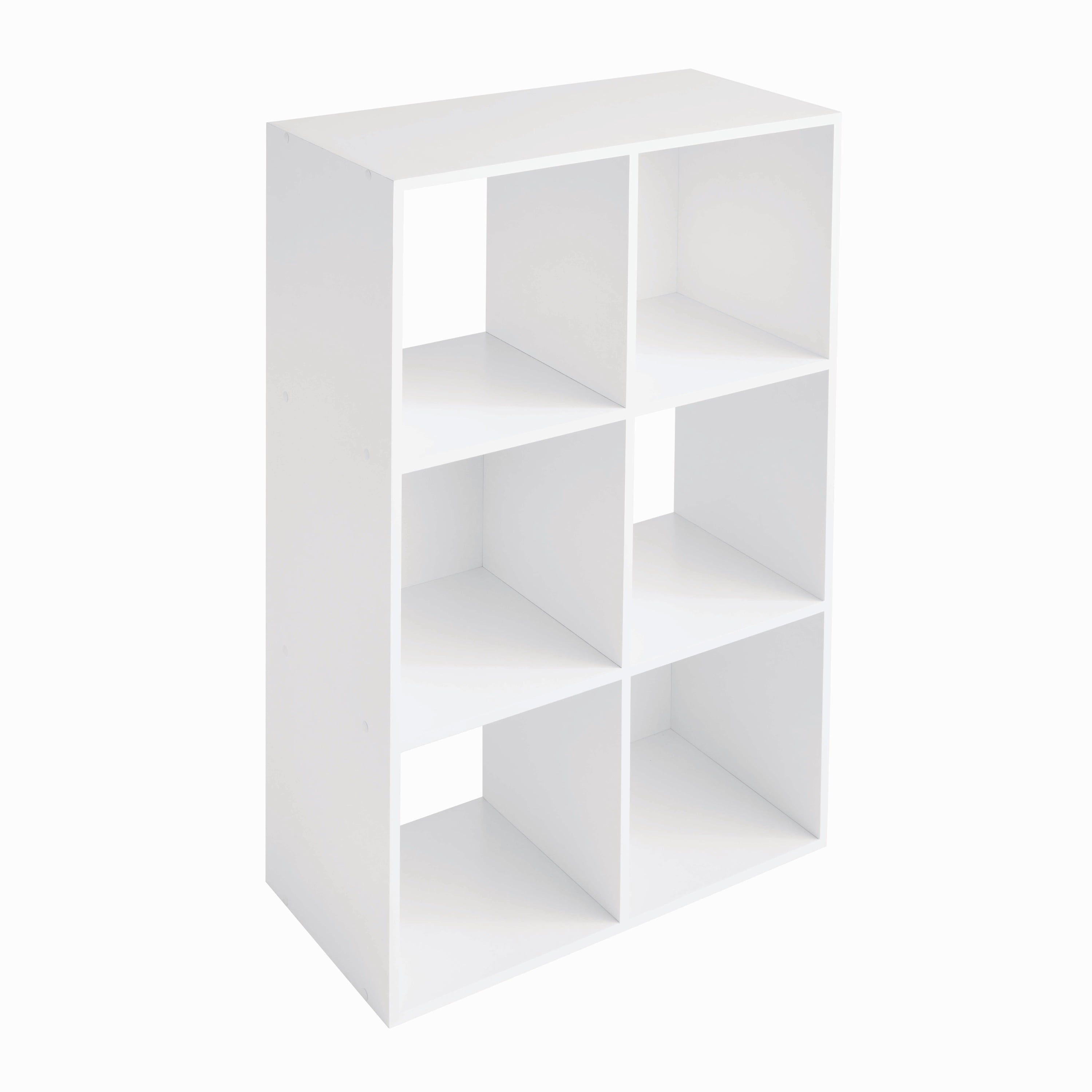 (3 pack) Mainstays 6 Cube Storage Organizer, White - Image 5