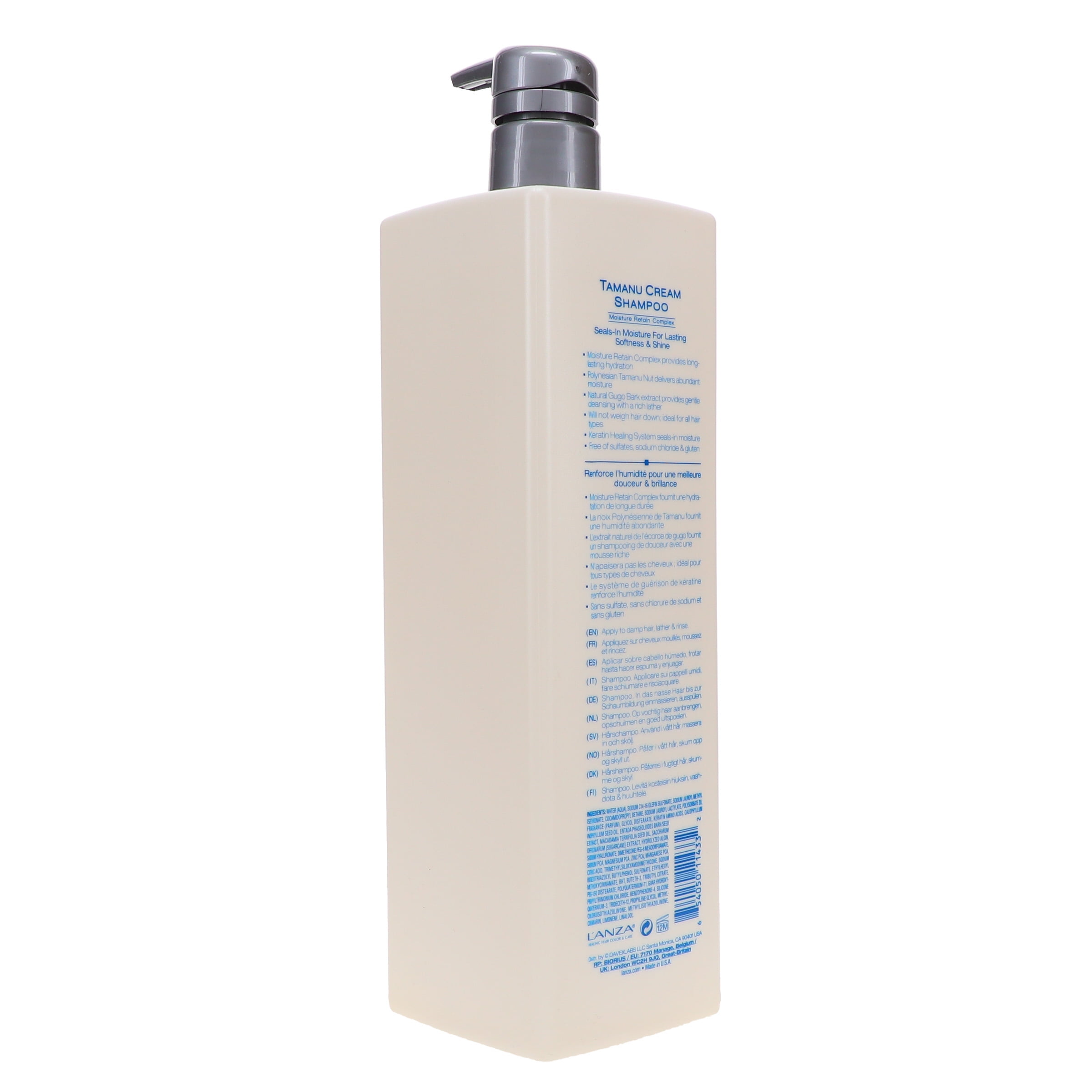 L'ANZA Healing Moisture Tamanu Cream Shampoo 33.8 oz - Image 4