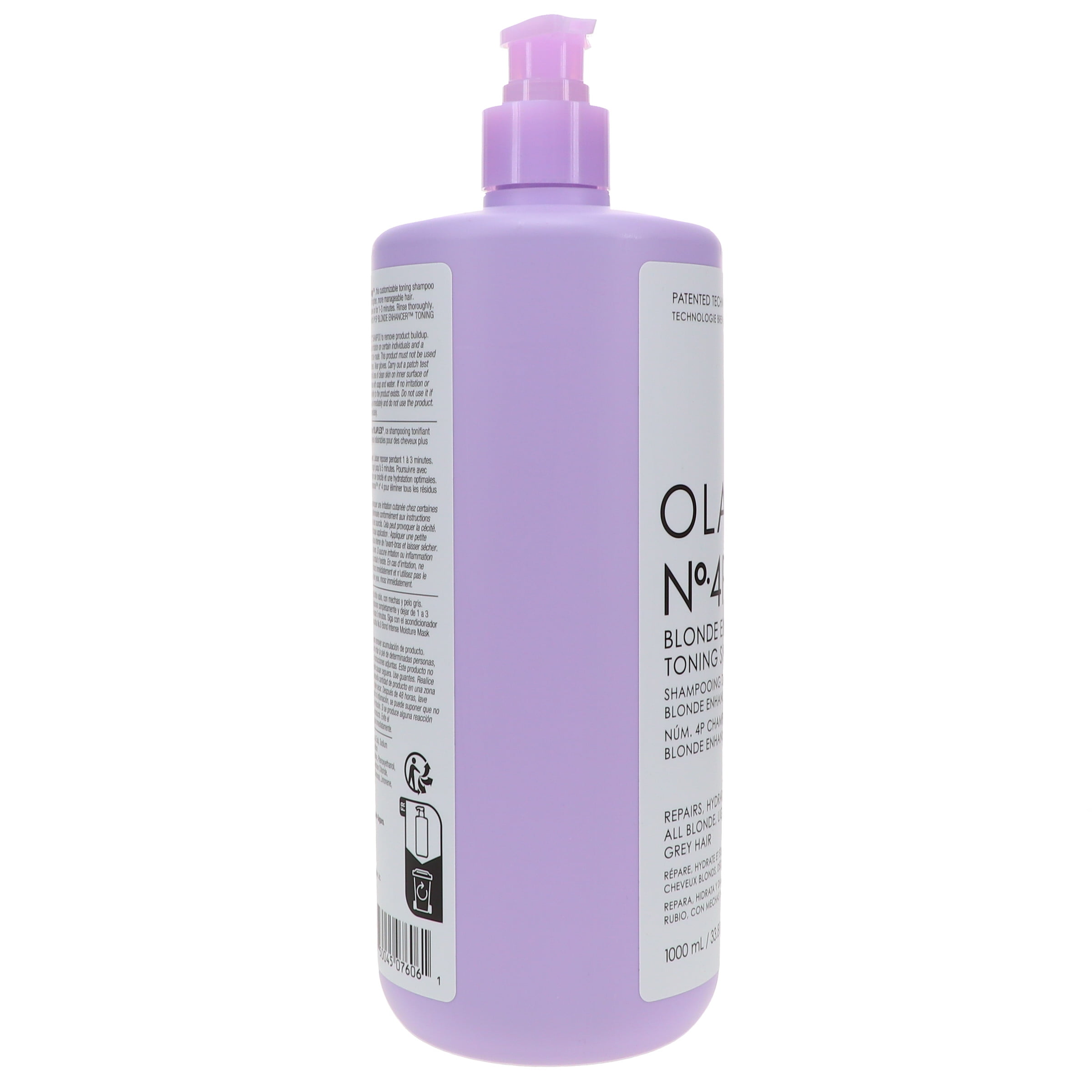 Olaplex No.4p Blonde Enhancer Toning Shampoo 33.8 oz - Image 2
