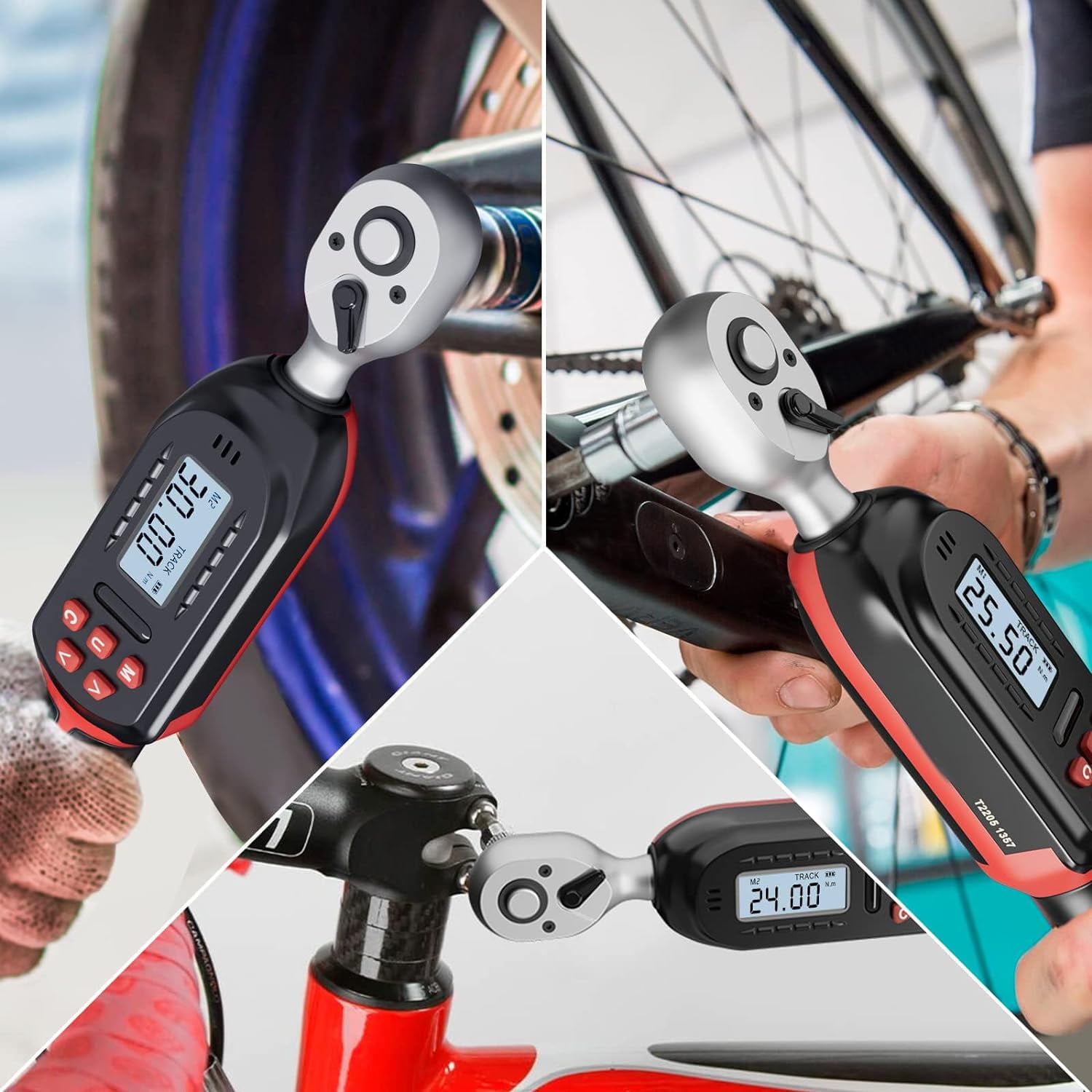 vanpo, 1/4 inch LED, Digital Torque Wrench, 13.78 inch - Image 4