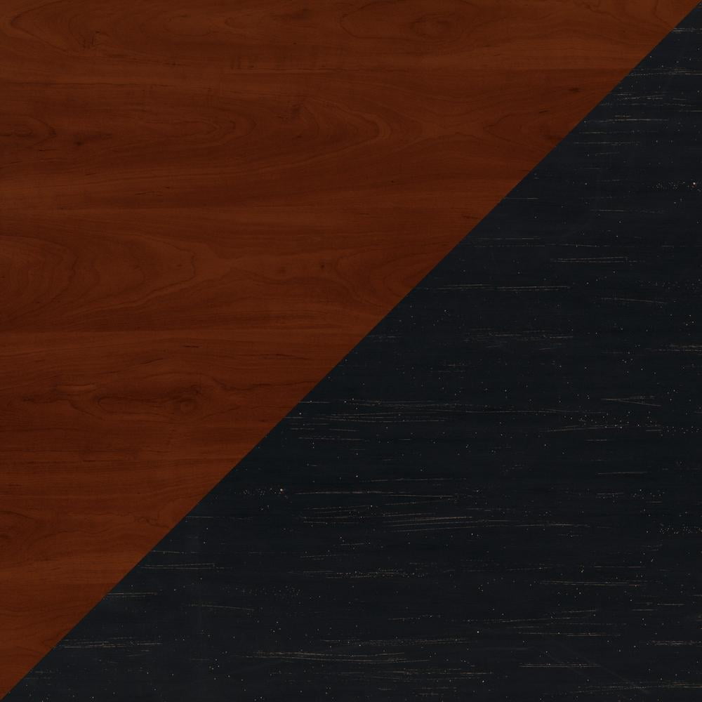 Bush Furniture Fairview Small Storage Cabinet with Doors in Antique Black and Hansen Cherry - Image 3