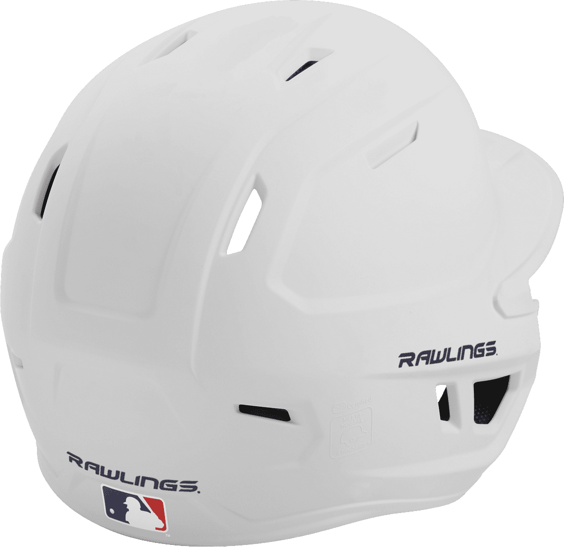 Rawlings Mach 1-Tone Helmet - Junior - Matte | Matte White | Junior - Image 3