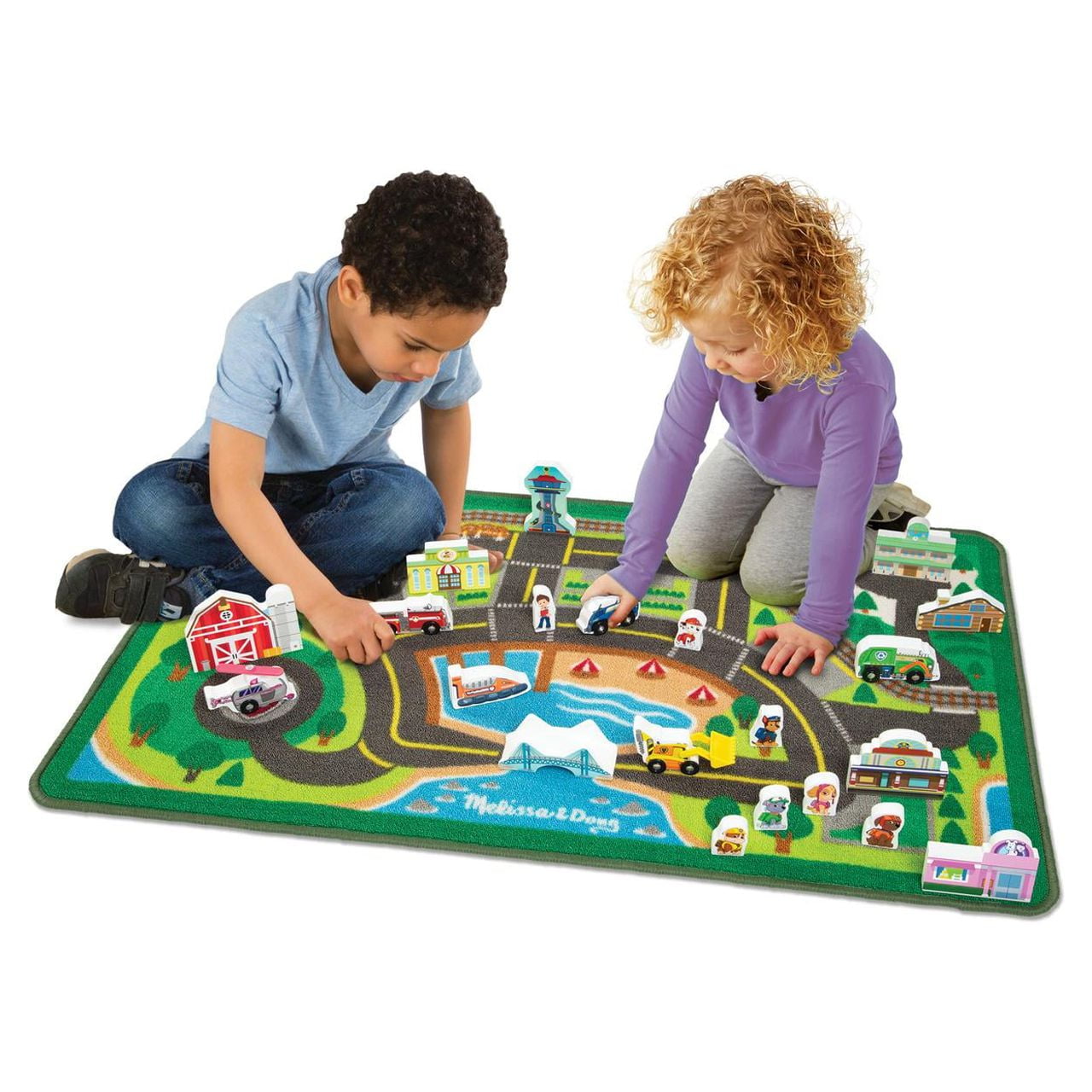Melissa & Doug PAW Patrol Activity Rug - Adventure Bay - Image 6