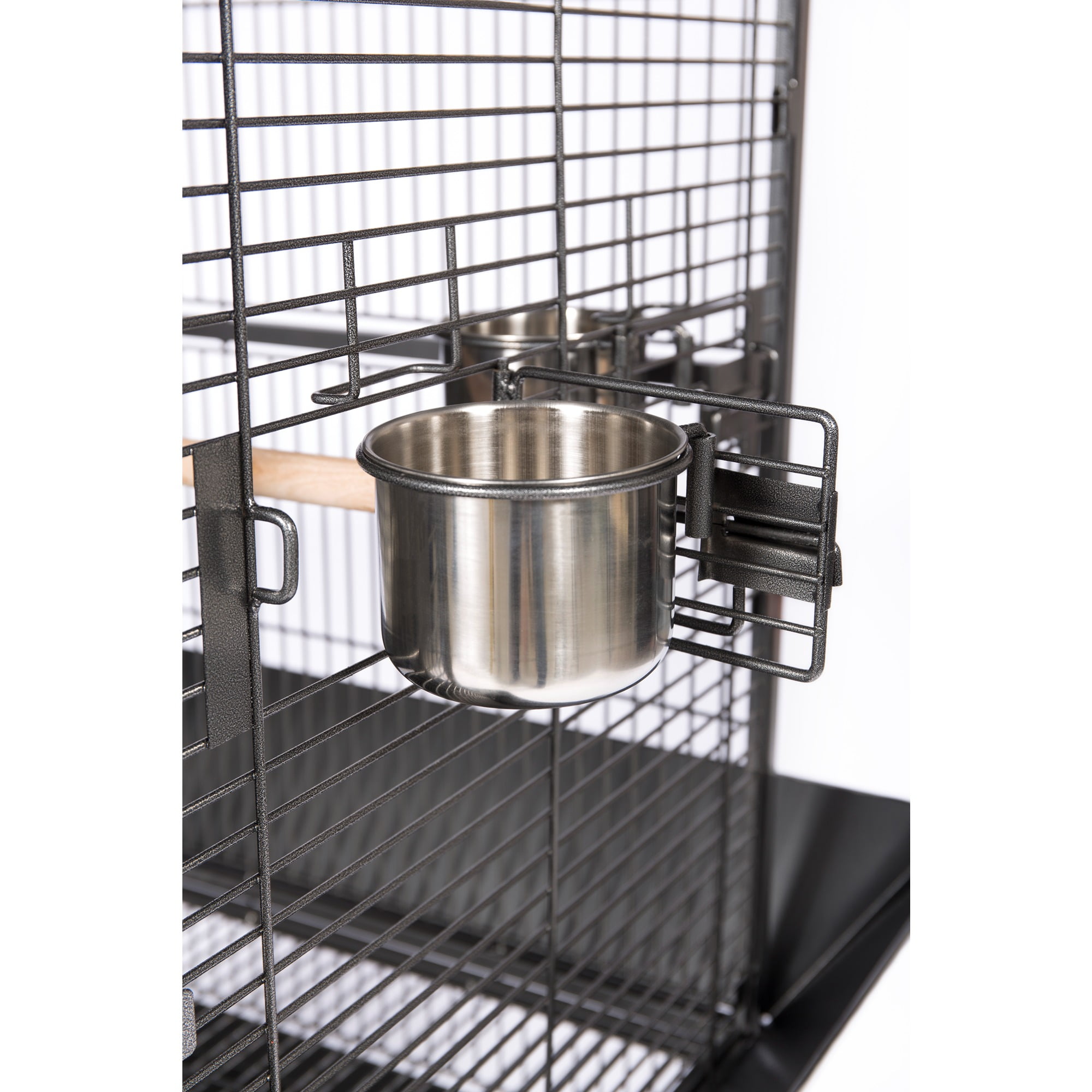 Prevue Pet Products Playtop Bird Home - Black Bird Cage 3152BLK - Image 2