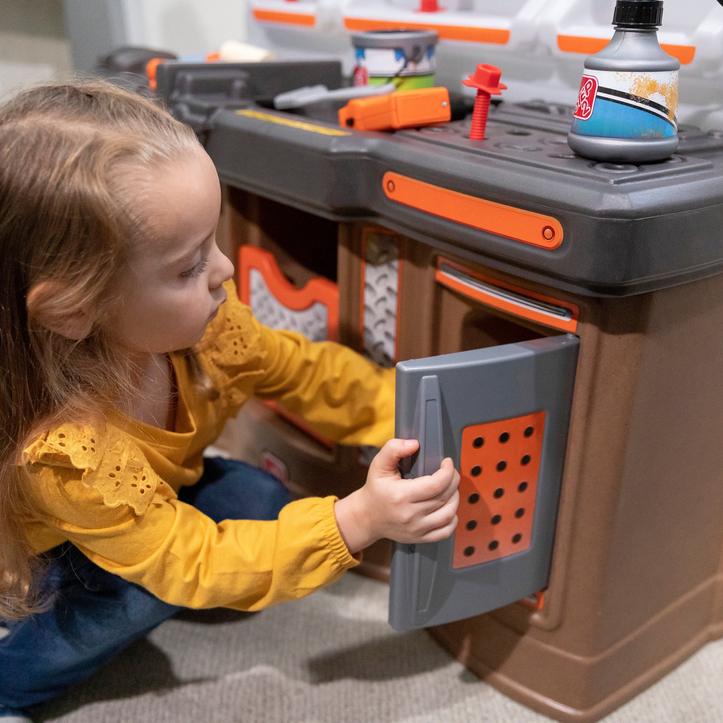 Step2 Big Builders Pro Workshop Multicolor Tool Bench, 27.50" x 34", 19 lb - Image 25