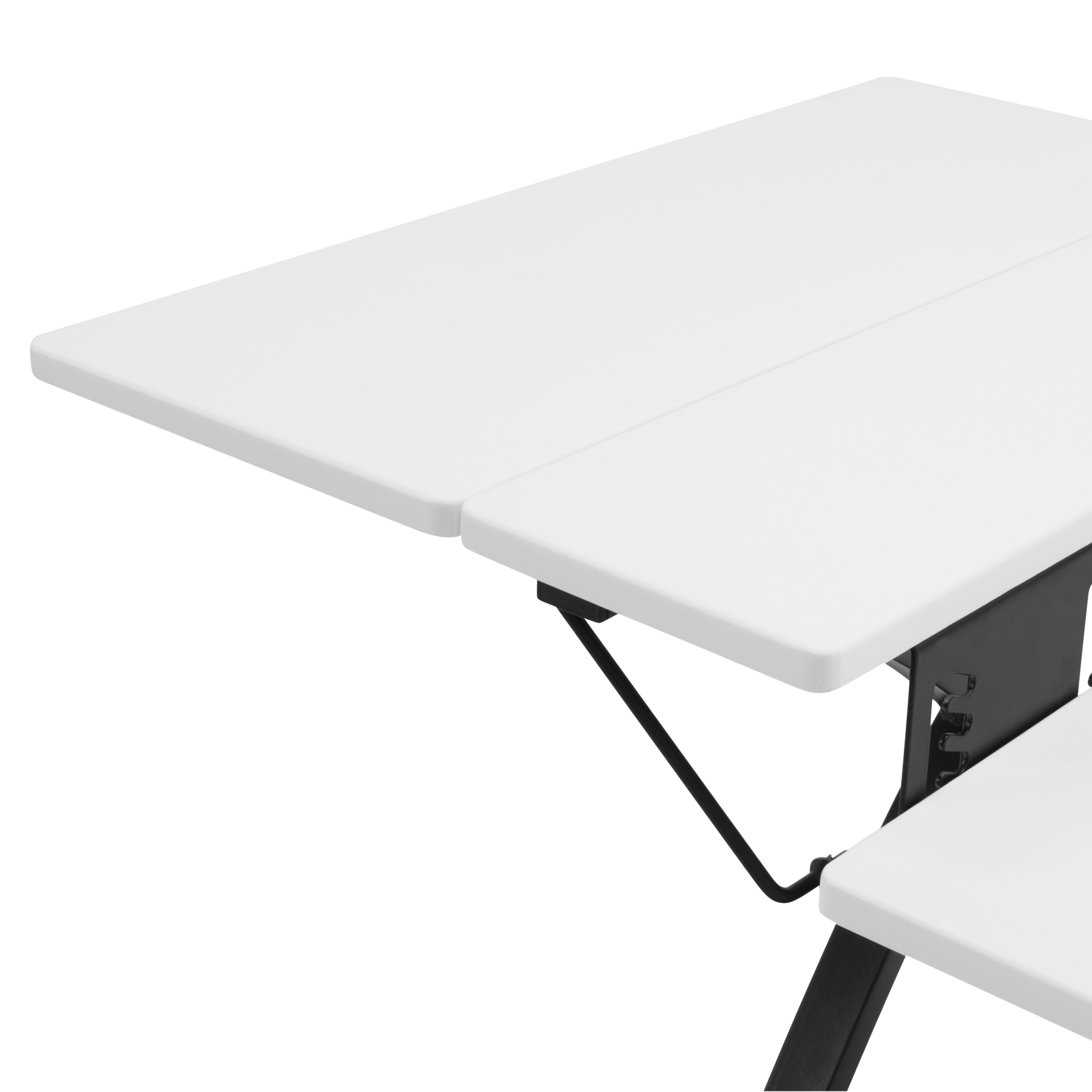 Sew Ready Comet Sewing Table Folding Top Adjustable Platfomr Black/White - Image 7