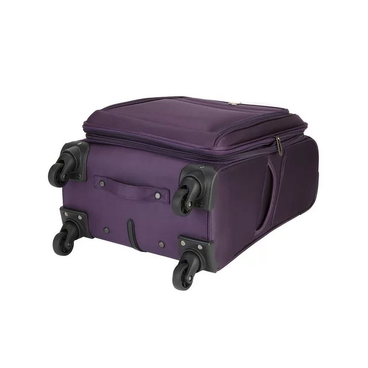 Travelers Club TPRC Lexington 20" Rolling Expandable Carry-on 4-Wheel Spinner Luggage - Purple - Image 10