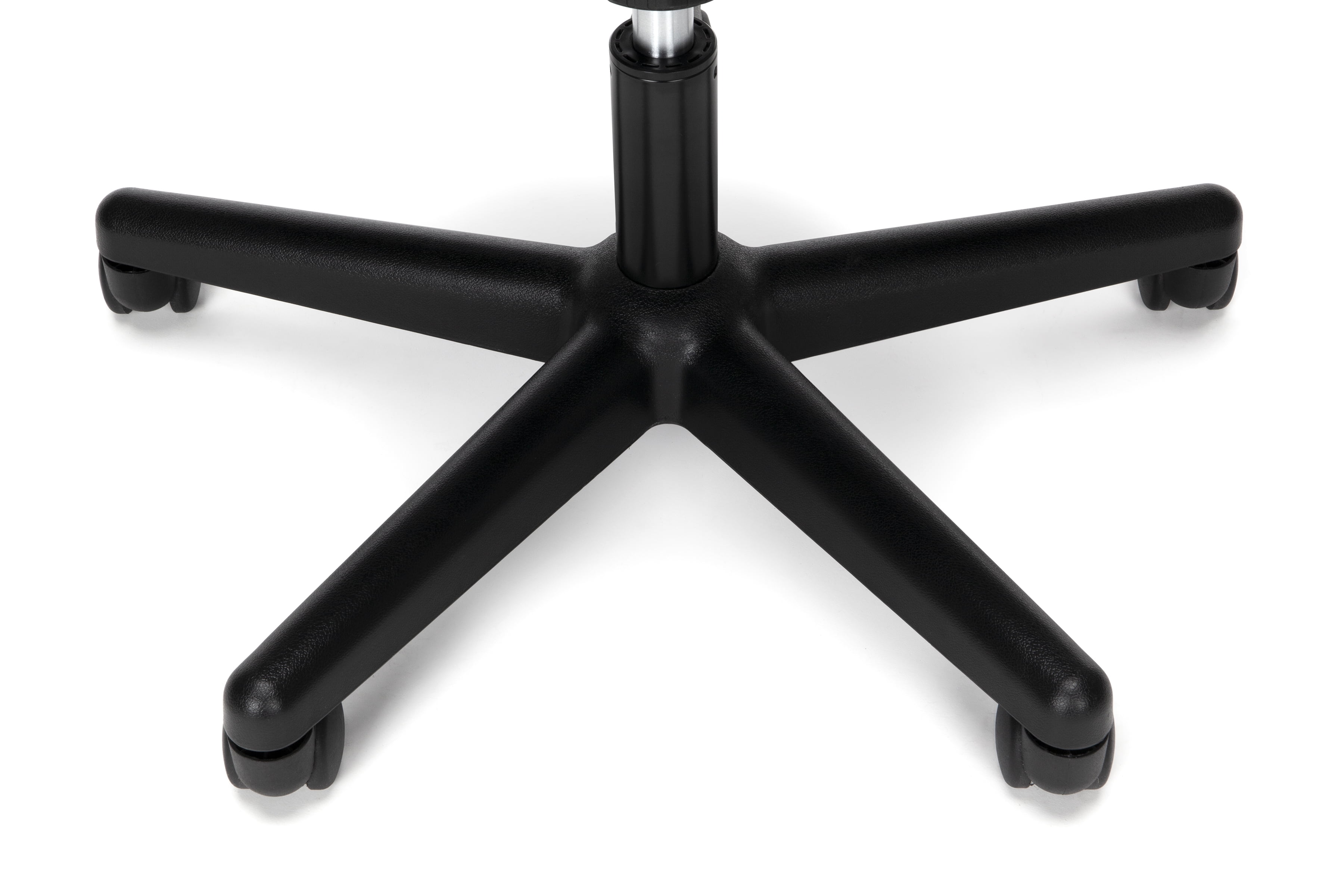 OFM Essentials Collection Mid Back Mesh Back with Leather Seat Office Chair, Lumbar Support, in Black (ESS-3048-BLK) - Image 8