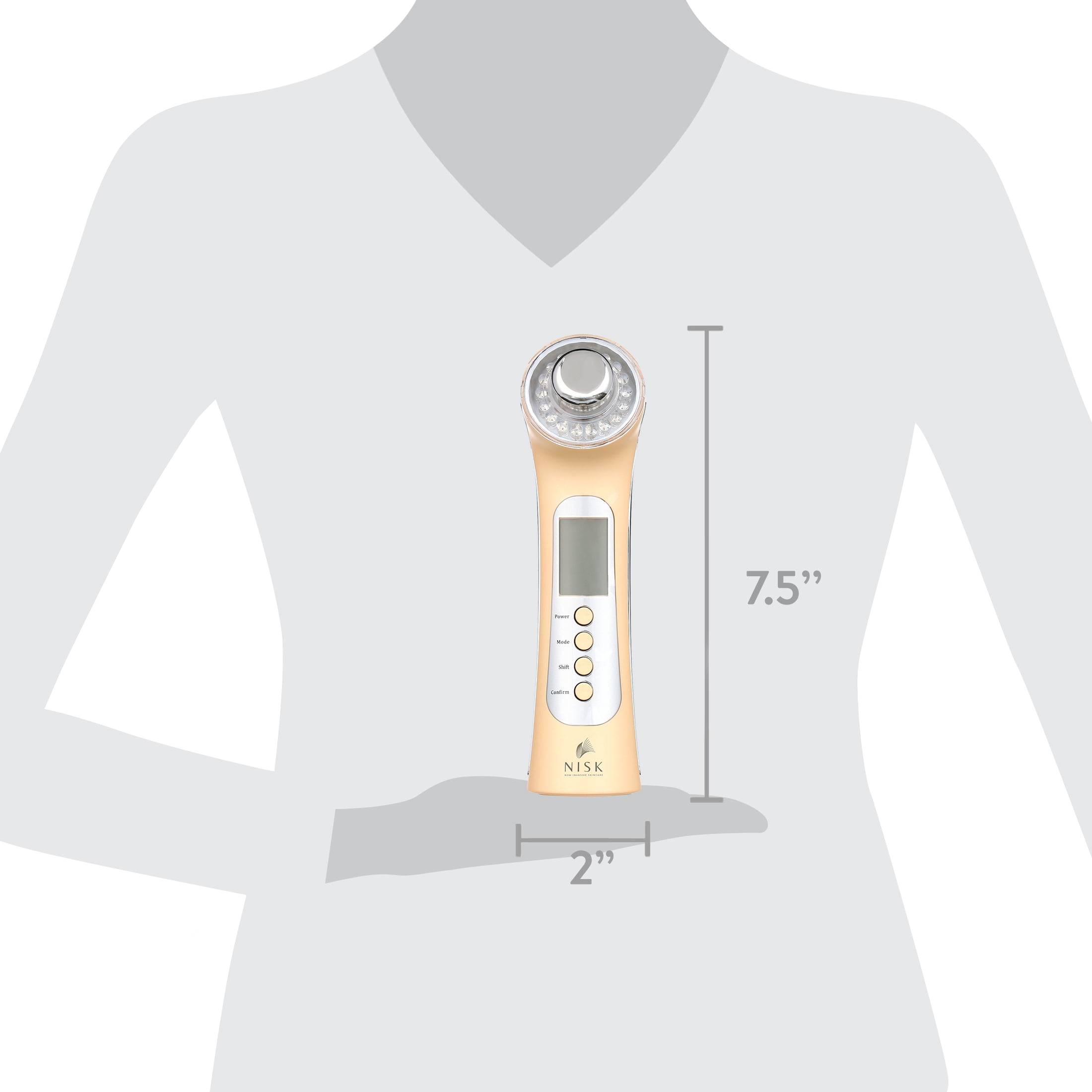 Nova 4 in 1 Skin Rejuvenating. Led Light Therapy Device. Skin Tightening Ultrasonic Facial Machine. Face Massage & Galvanic Ion Therapy Anti- Aging, Lift & Firm - Image 4