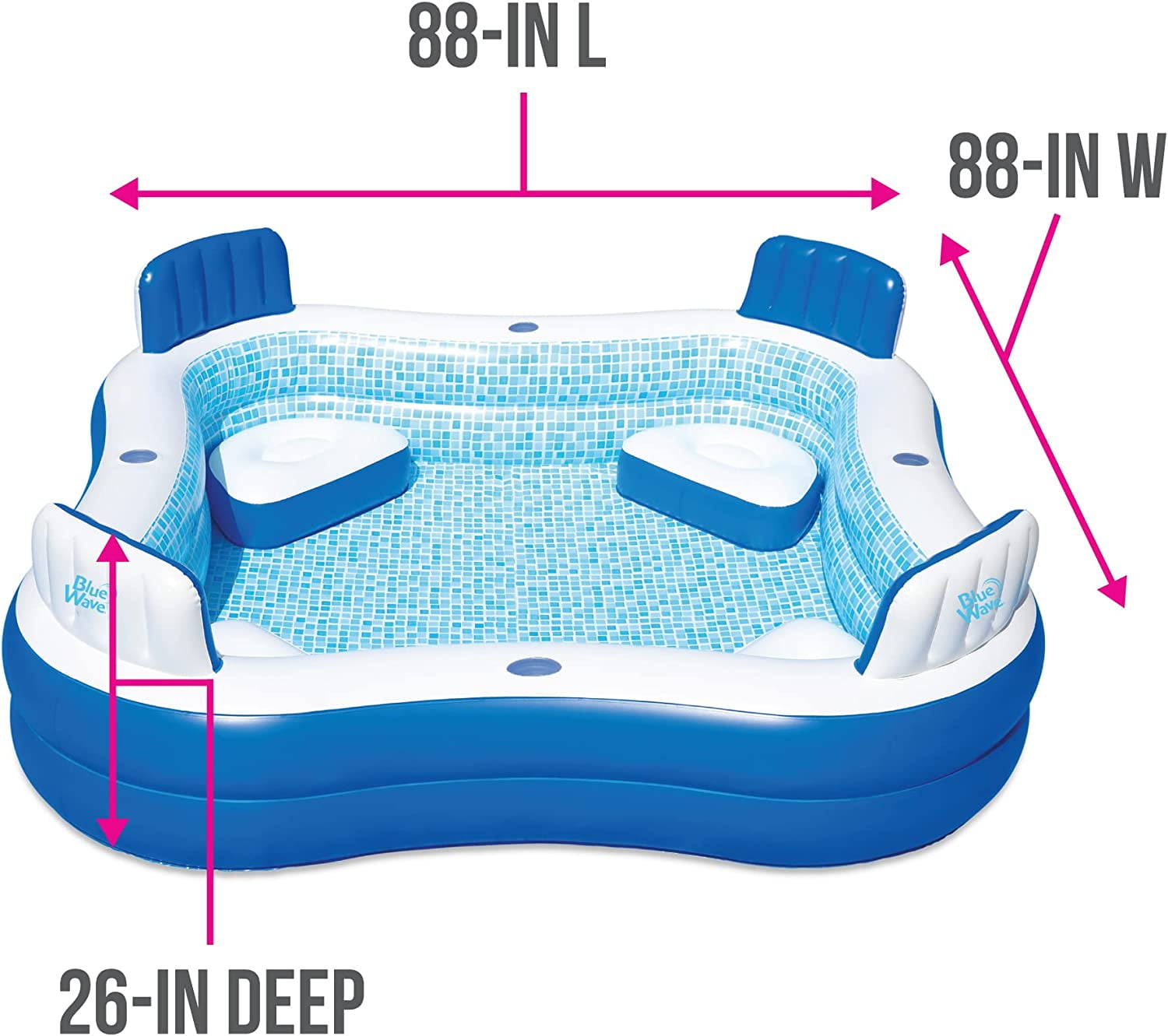 Blue Wave Premier Inflatable Pool w/Cover - Image 7