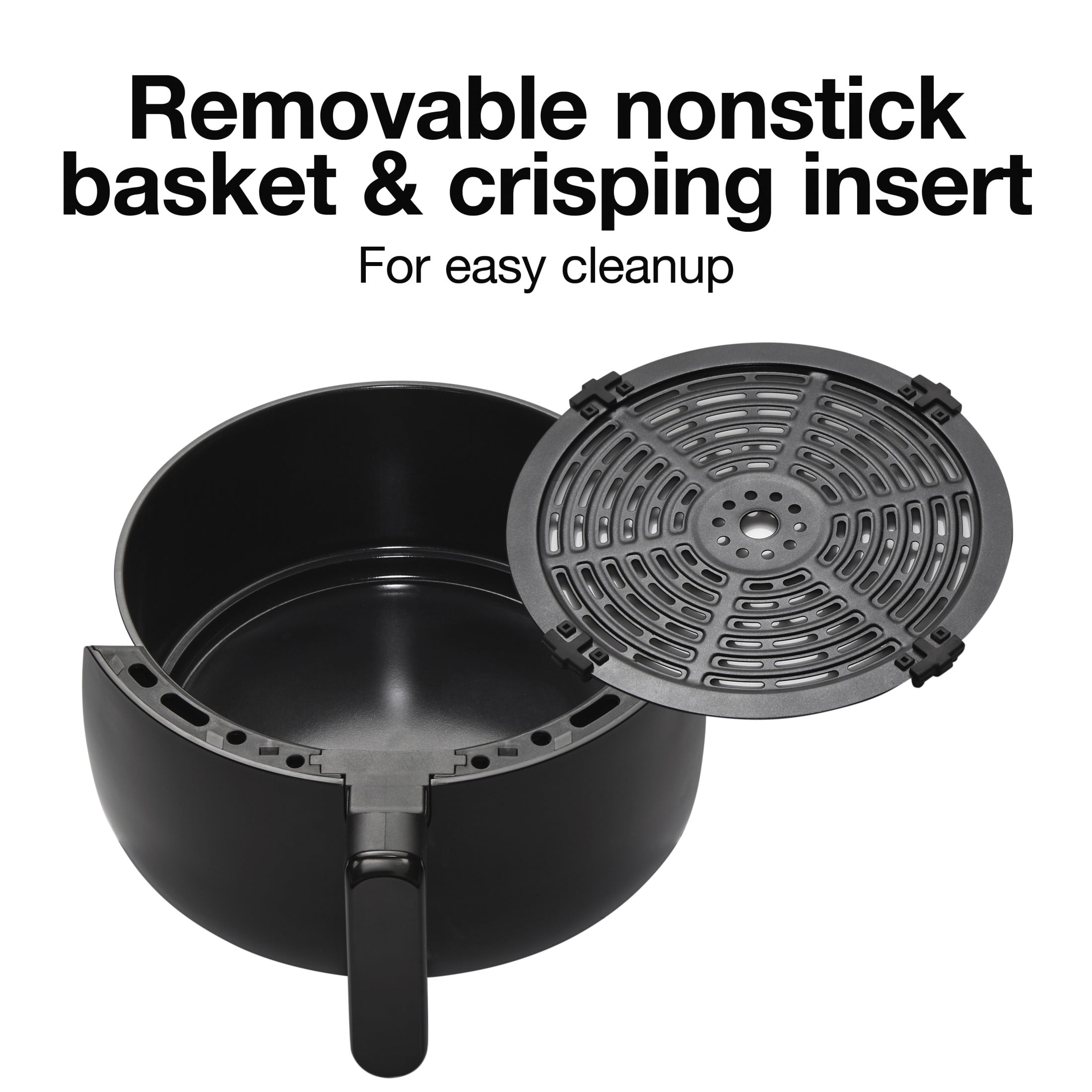 Proctor Silex 5.8 Quart Air Fryer with Timer and Nonstick Basket, Black - Image 5