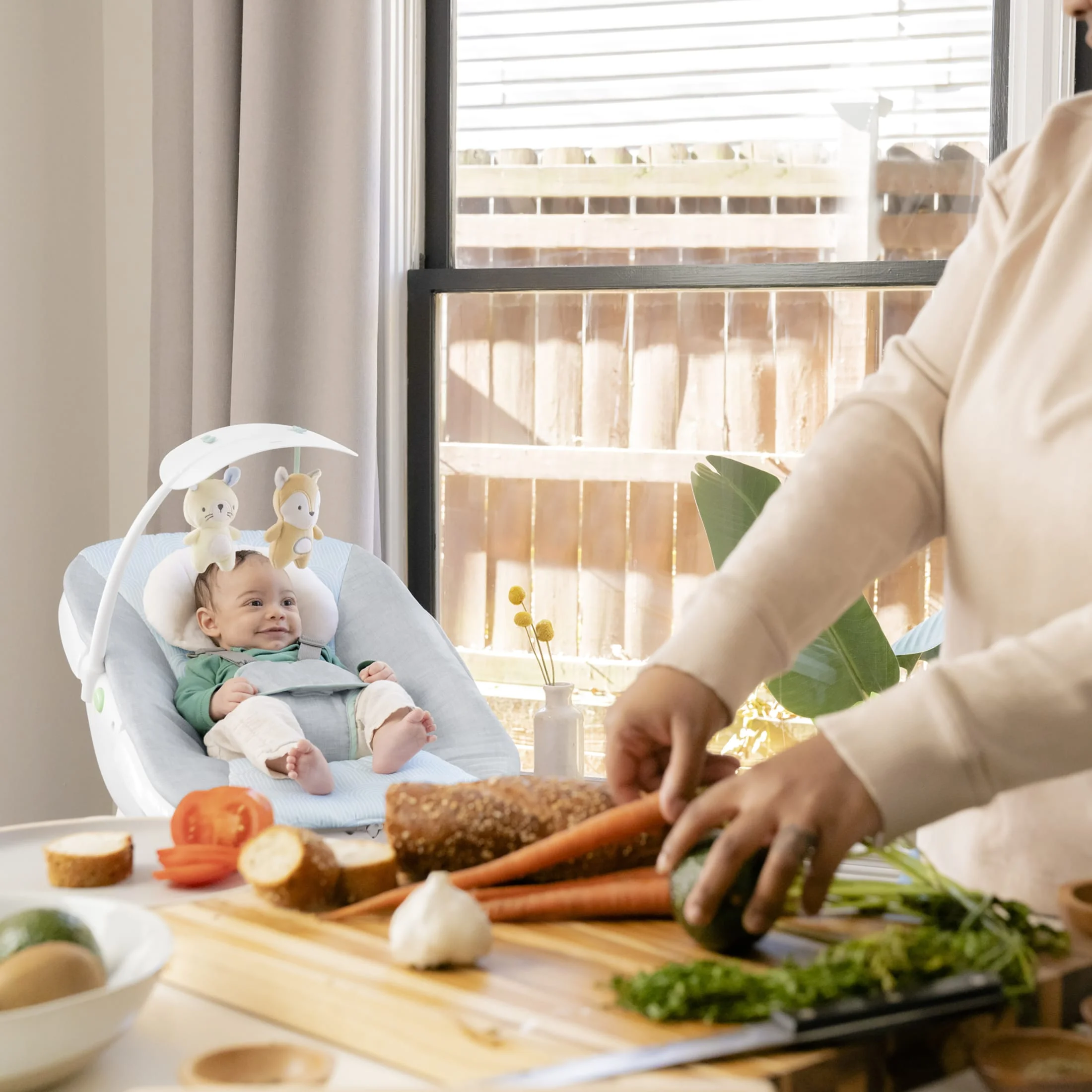 Ingenuity Beanstalk Baby to Big Kid 6-in-1 High Chair, Booster Seat and More, Newborn to 5 Yrs - Ray - Image 5