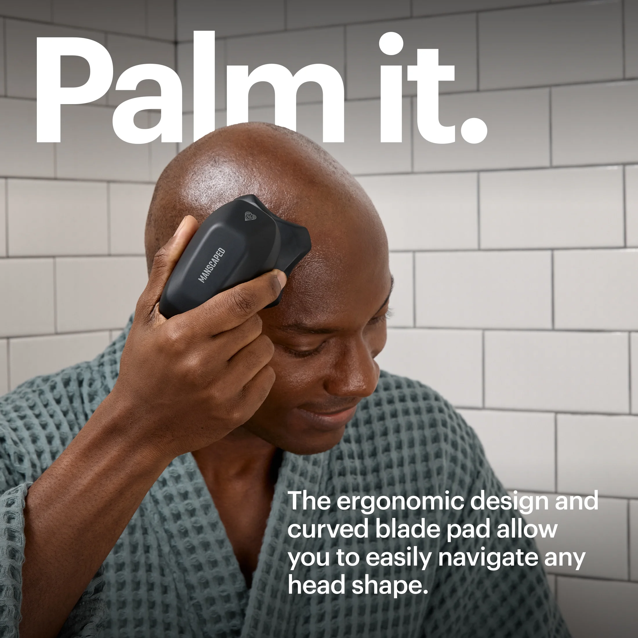 MANSCAPED® The Dome Shaver™ Plus Precision Pack, Electric Head Shaver for Bald Men, Wet/Dry Cordless Balder Shaver with Power Shave Gel - Image 7