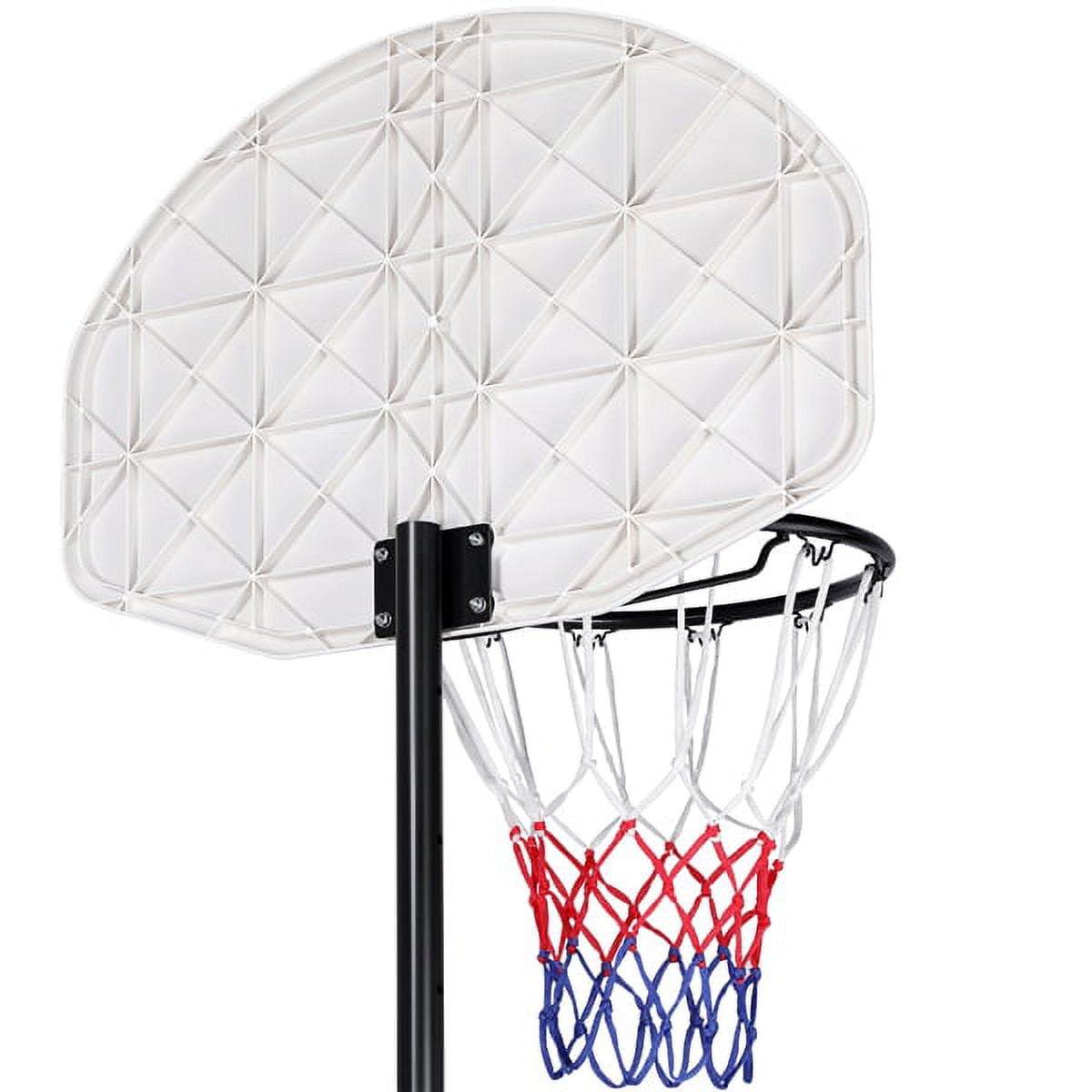 Alden Design 6.4-8.2 ft Adjustable Height Basketball Hoop System Indoor/Outdoor ( Kids/Youth) - Image 10