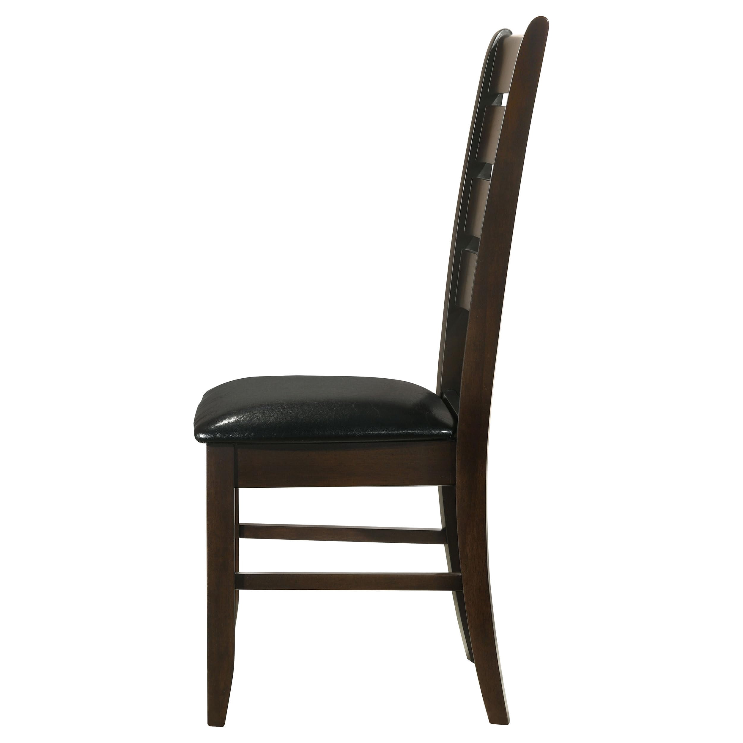 Dalila Wood Dining Side Chair Cappuccino (Set of 2) - Image 4