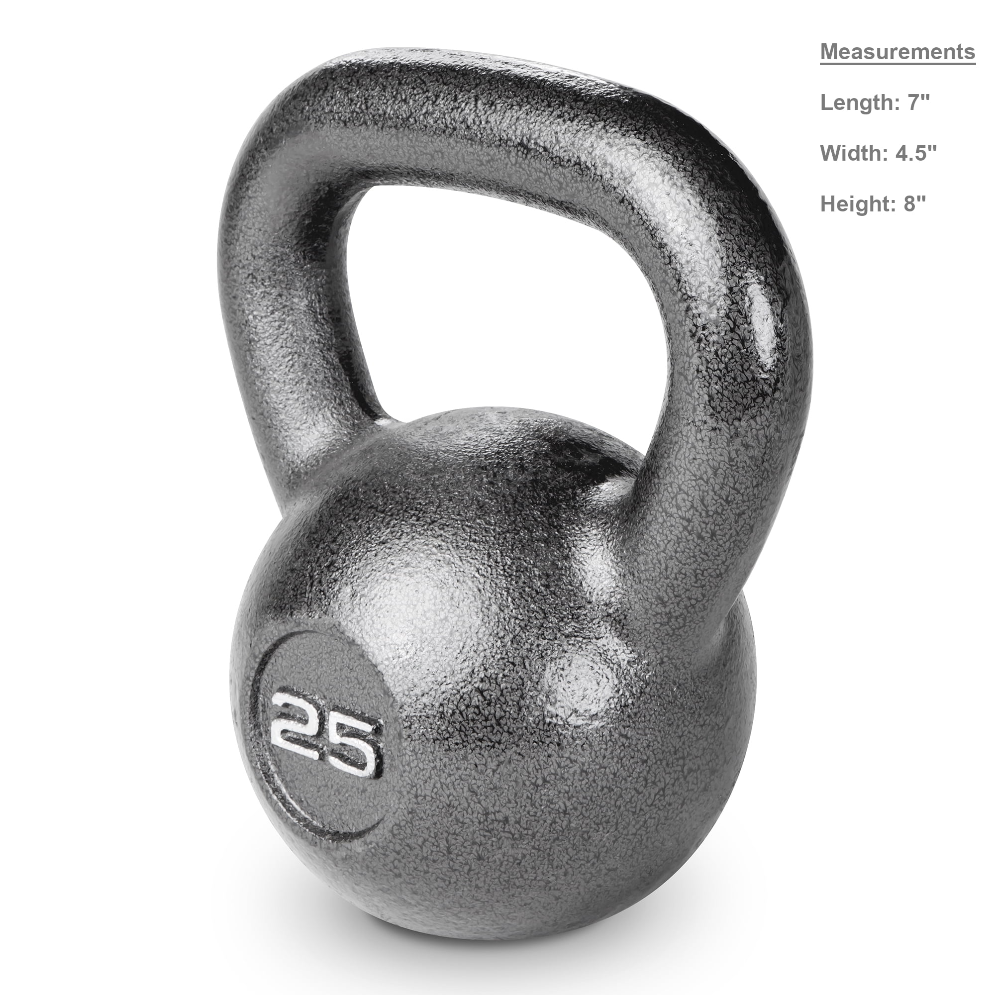 Marcy, 25lb Cast Iron Kettlebell, Single - Image 2
