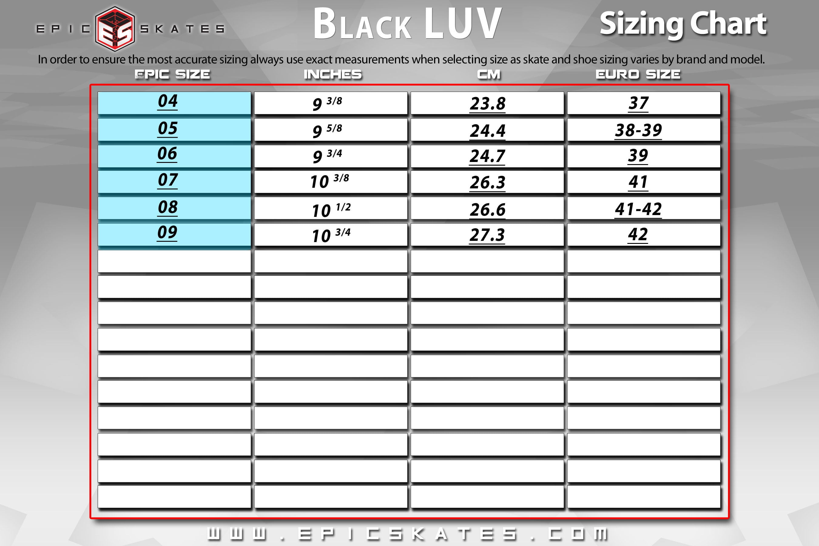 Epic Skates Luv Quad Roller Skates - Youth 6 - Image 6