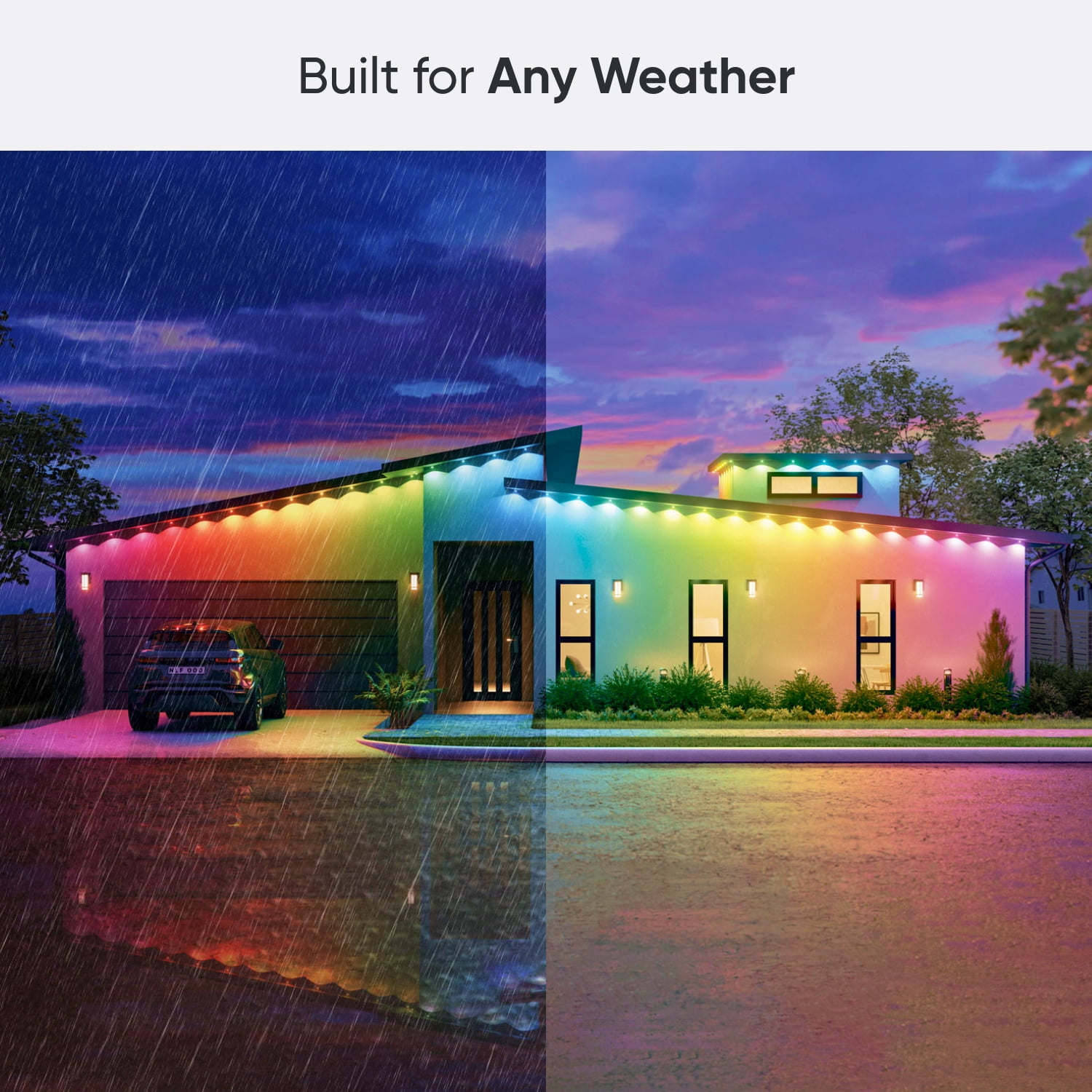 Nanoleaf Essentials Matter Smart Multicolor Permanent Outdoor Lights (49ft) – Plug-in Rgbicw LED Pucks - Image 9