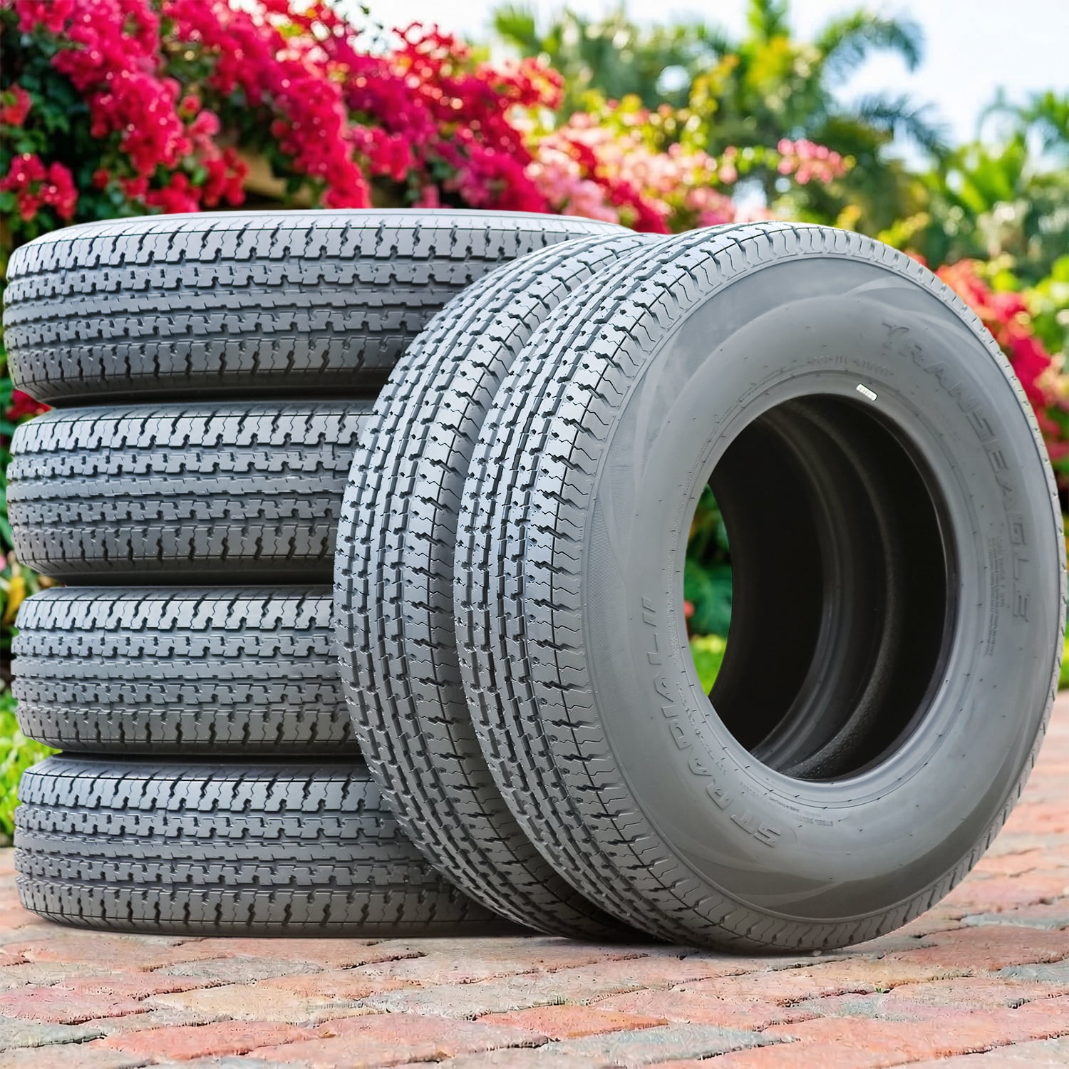 Transeagle ST Radial II Steel Belted ST205/75R15 205/75R15 107/102N D 8 Ply Trailer Tire - Image 8