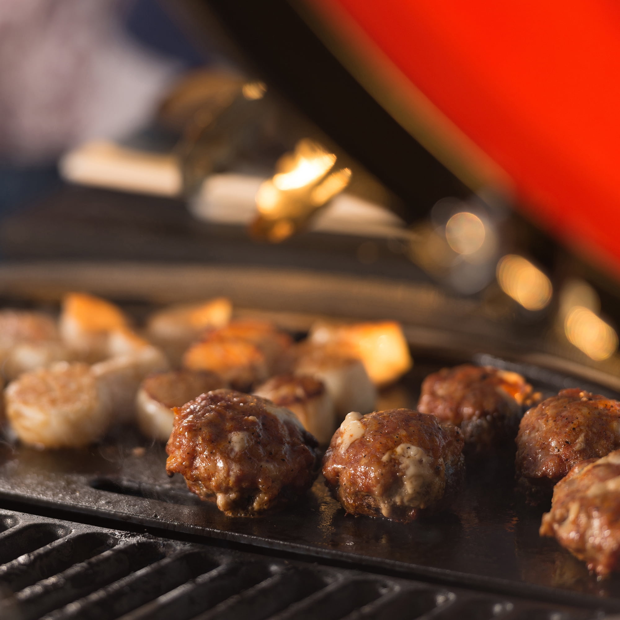 Half Moon Cast Iron Reversible Grill Griddle for 24 in. Big Joe™, Model BJ-HCIGRIDDLE - Image 5