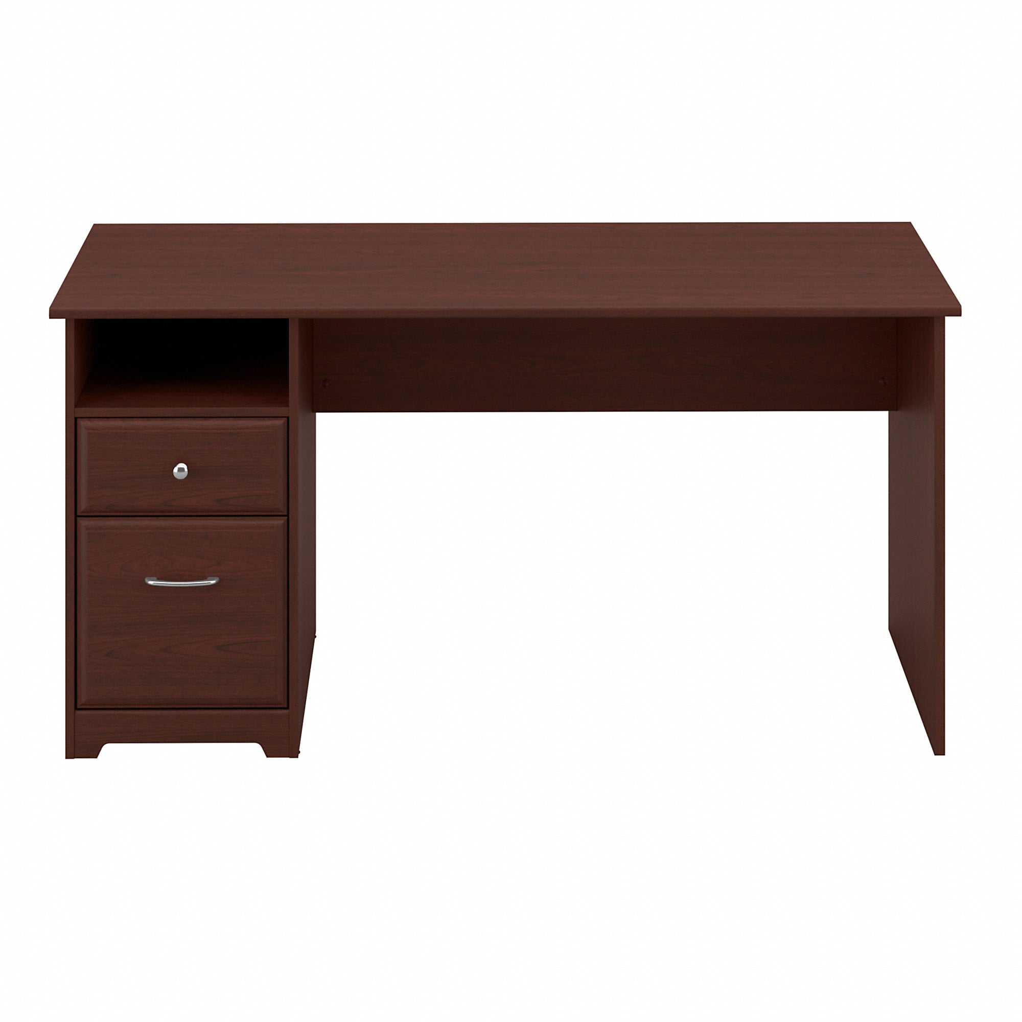 Bush Furniture Cabot 60" Computer Desk with Storage, Harvest Cherry - Image 9