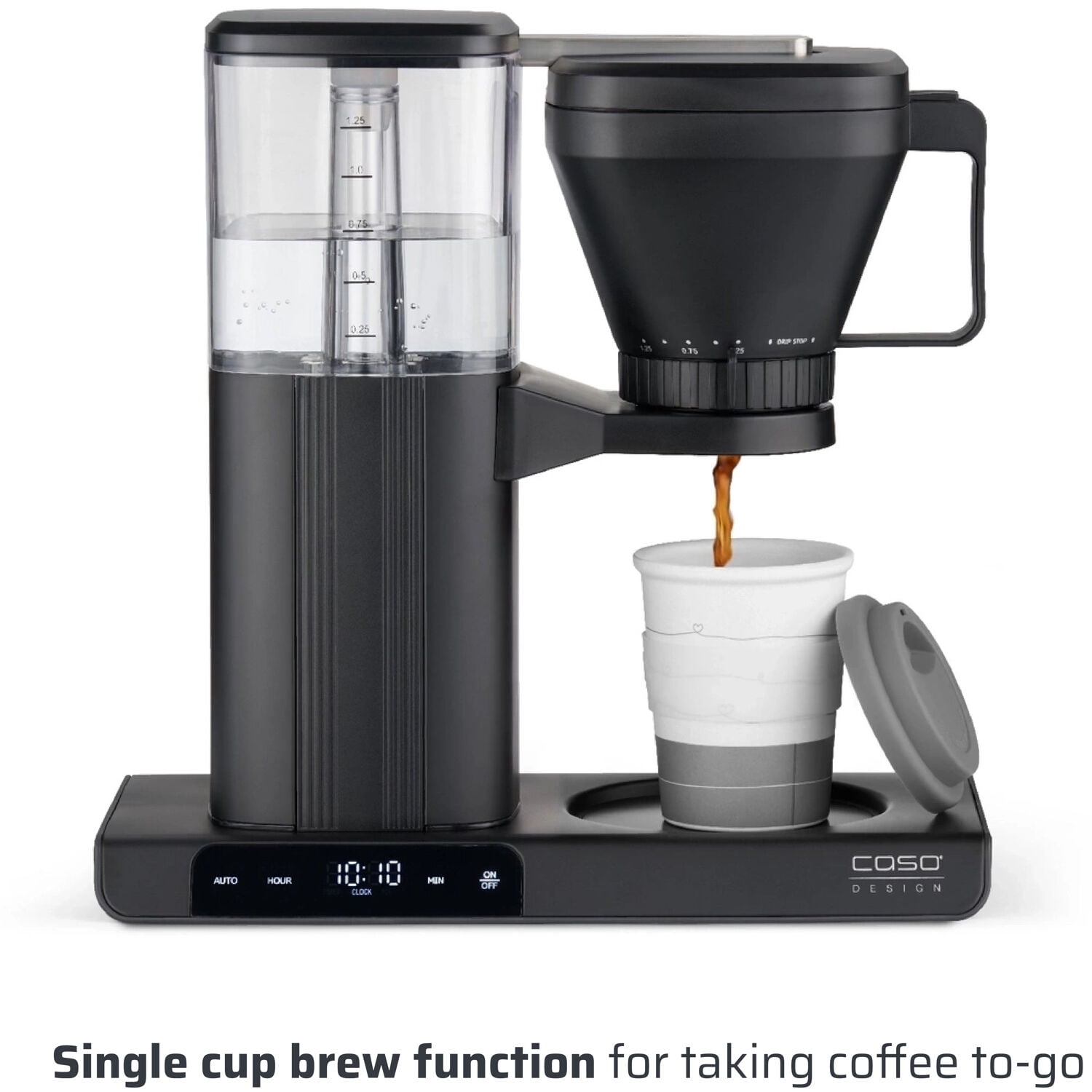 Caso Gourmet Gold Cup Coffee Maker Serves 8 Cups, Brews Coffee at 205F, New - Image 12