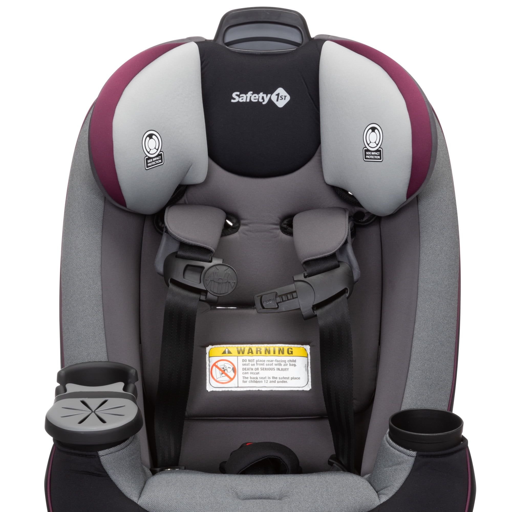 Safety 1ˢᵗ Grow and Go™ Extend 'n Ride LX All-in-One Convertible Car Seat, Winehouse, Infant & Toddler, Unisex - Image 39