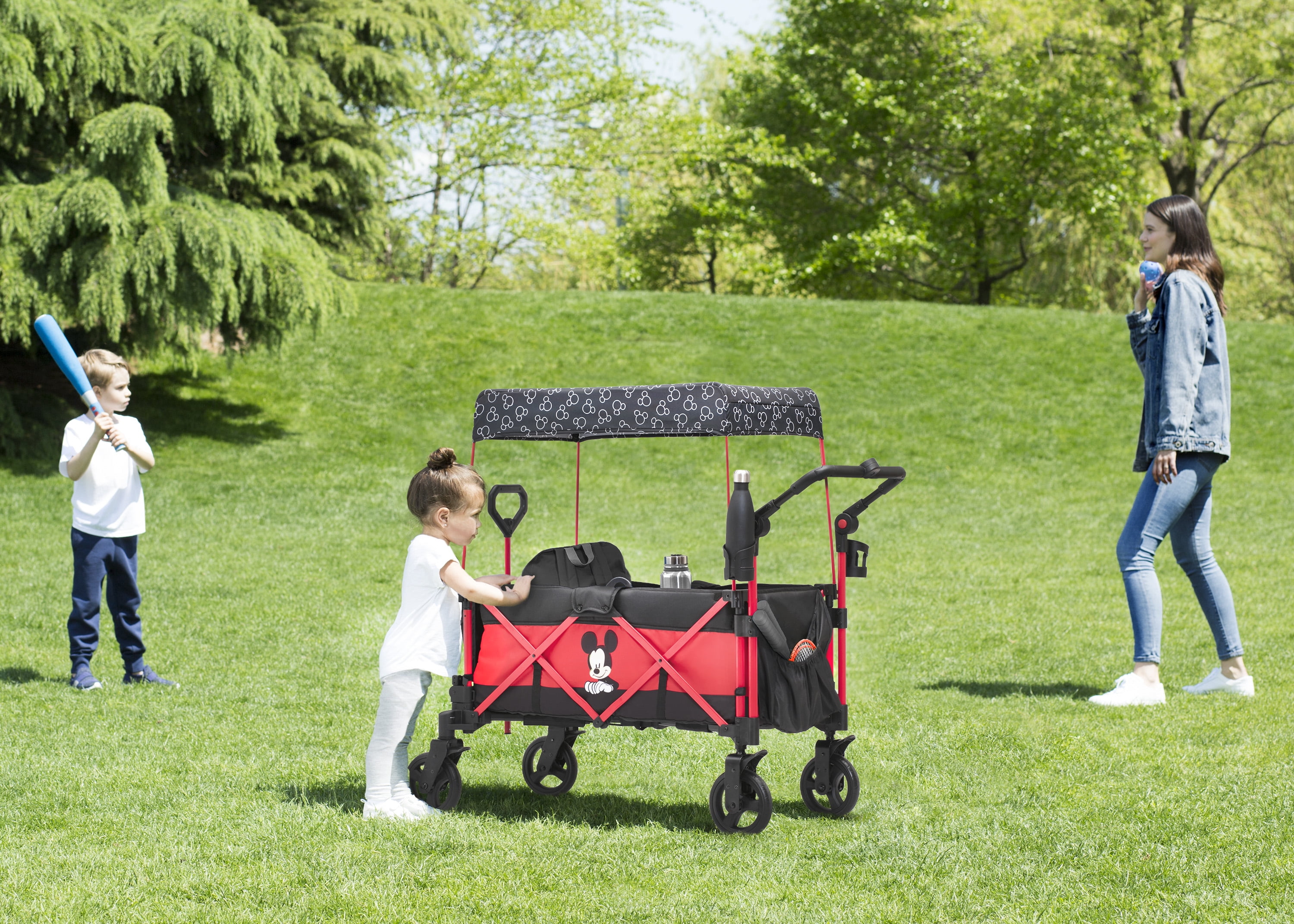Disney Mickey Mouse Stroller Wagon by Delta Children - Image 3