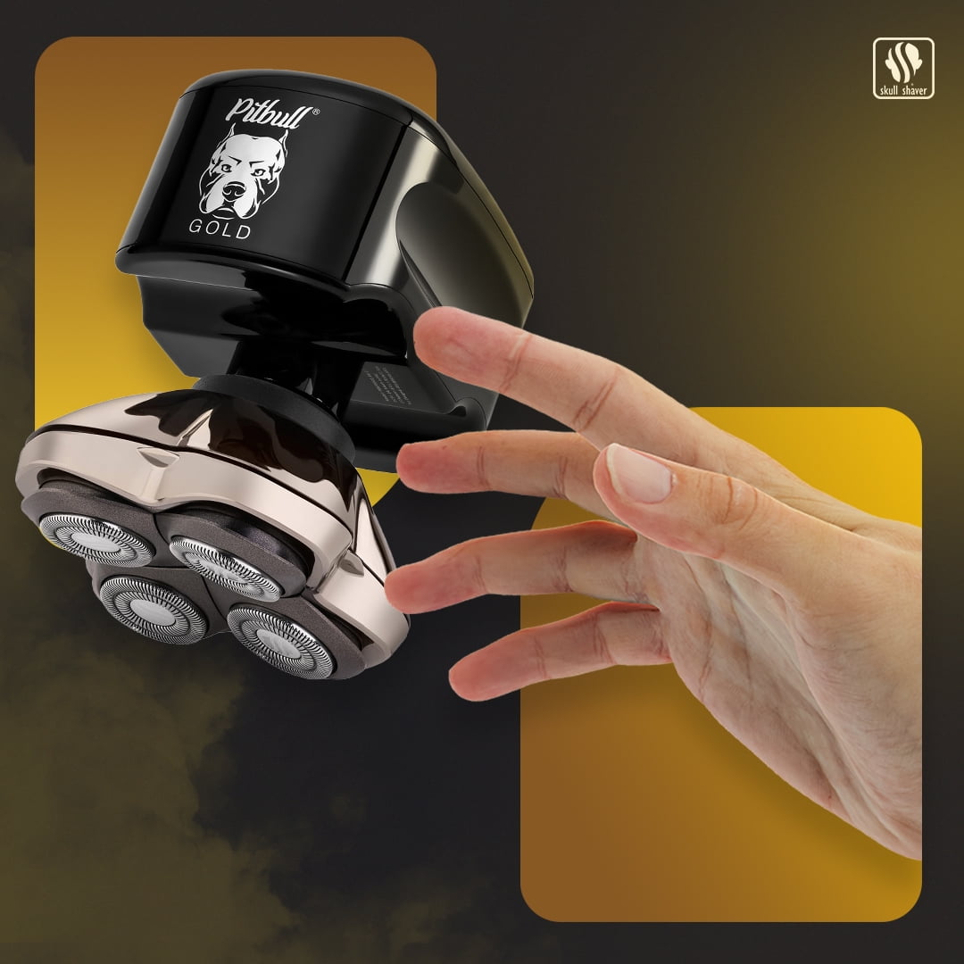 Pitbull Gold PRO Head and Face Shaver | USB charging cable included - Image 3