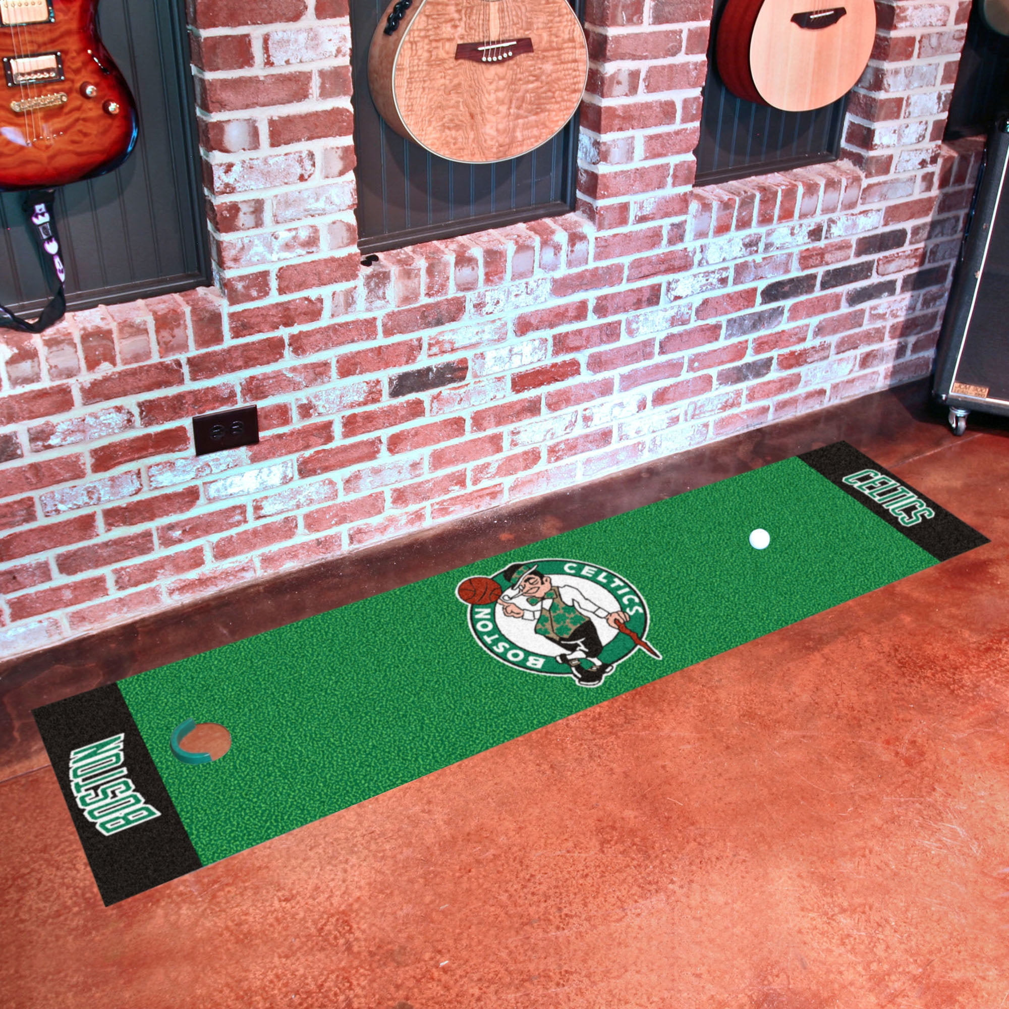 NBA - Boston Celtics Putting Green Mat 18"x72" - Image 2