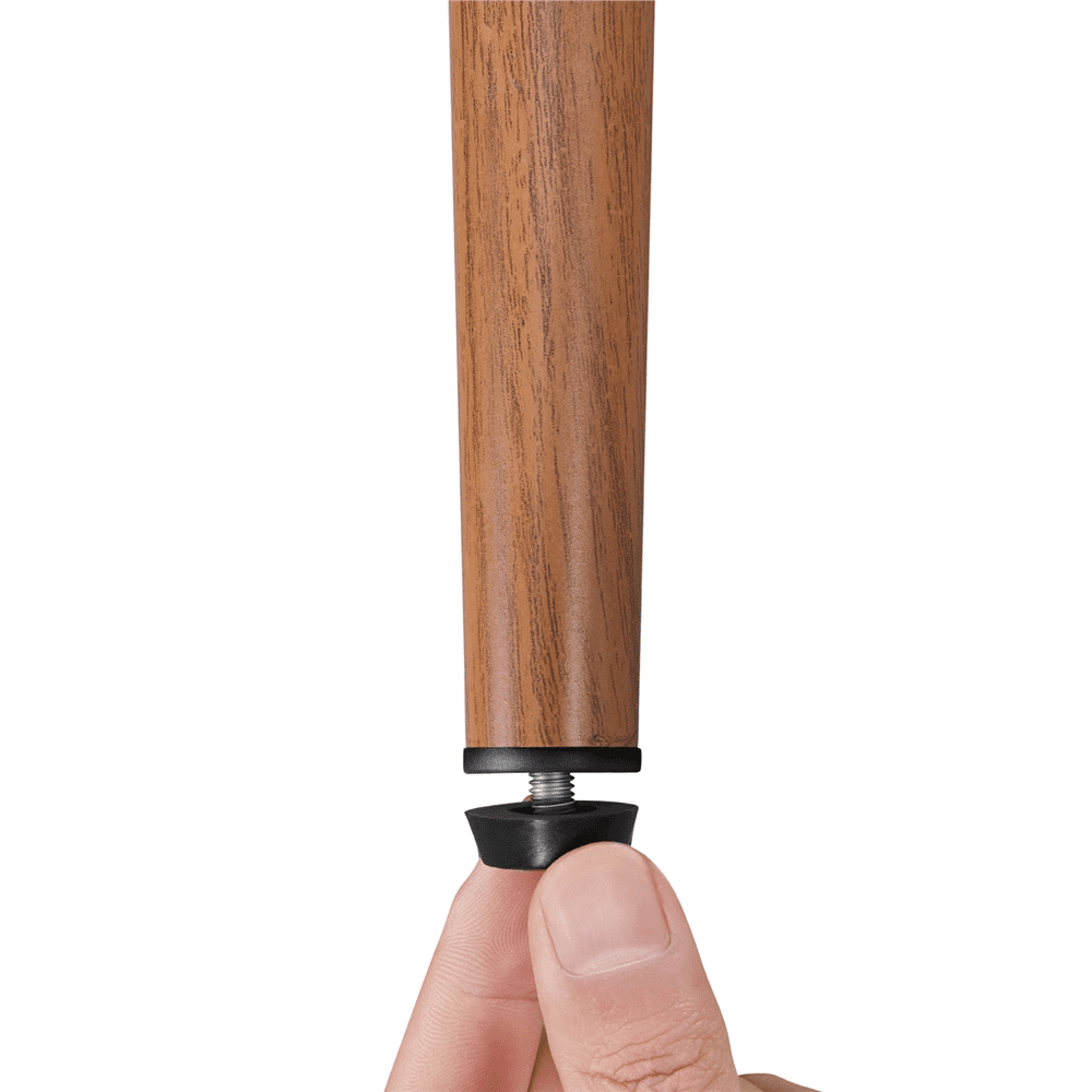 Renwick Modern Button Tufted Faux Leather Barrel Accent Chair,Retro Brown - Image 7